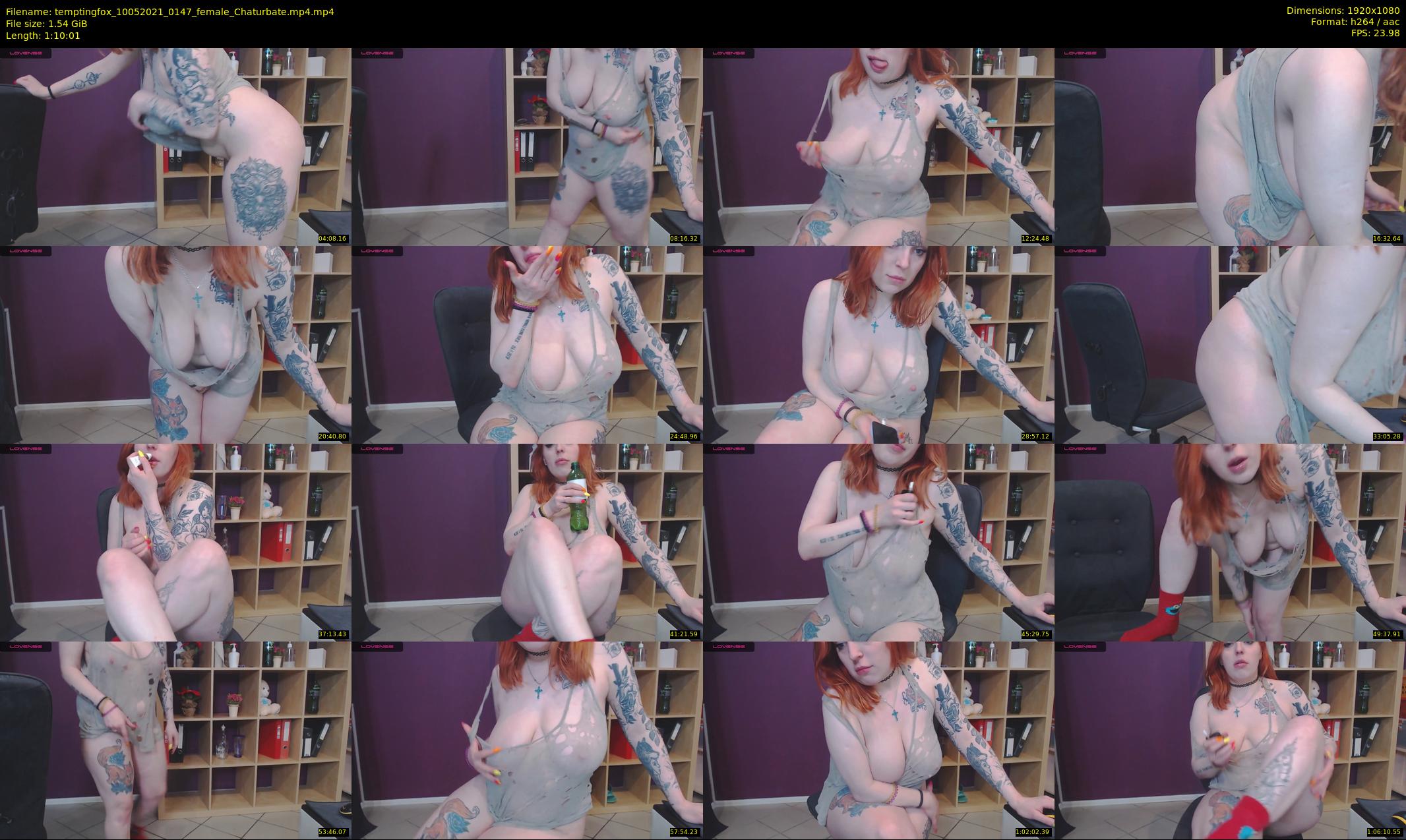 temptingfox — 71 minute Chaturbate female cam show recording, 1080p, May 10, 2021