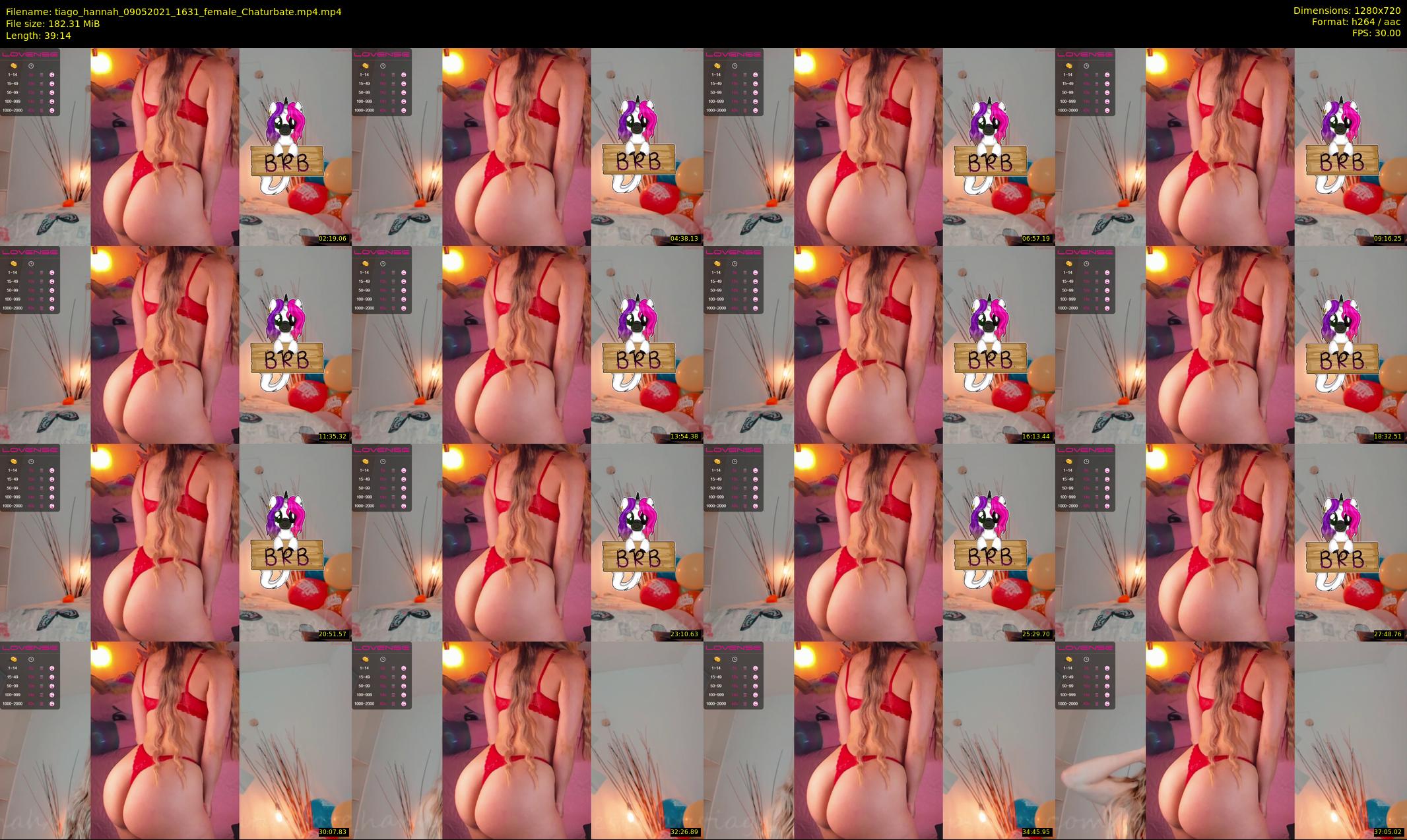 tiago_hannah — 40 minute Chaturbate couple cam show recording, 720p, May 9, 2021