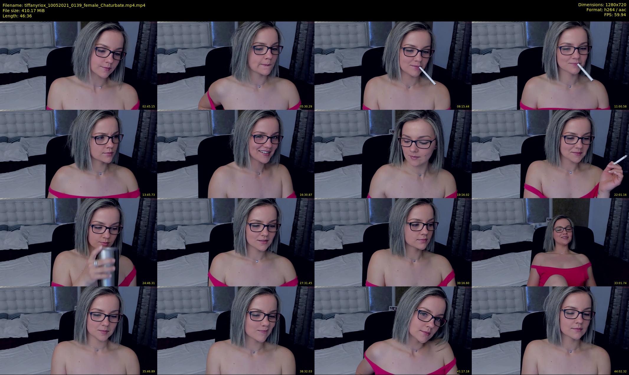 tiffanyriox — 47 minute Chaturbate female cam show recording, 720p, May 10, 2021