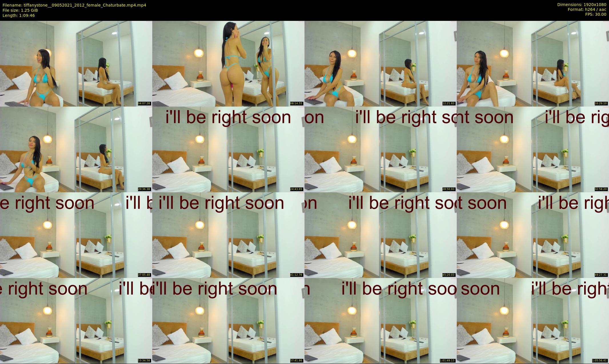 tiffanystone_ — 70 minute Chaturbate female cam show recording, 1080p, May 9, 2021