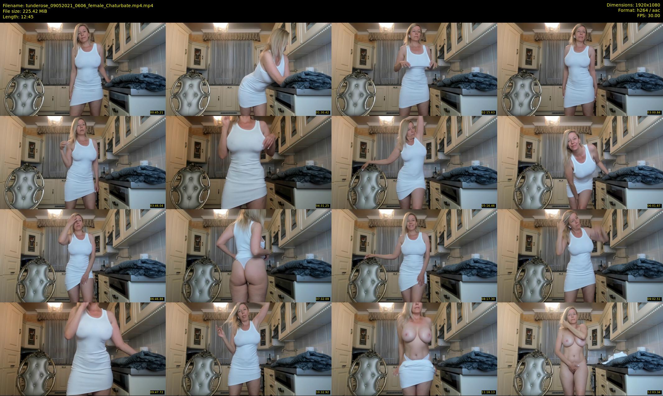 tunderose — 13 minute Chaturbate female cam show recording, 1080p, May 9, 2021