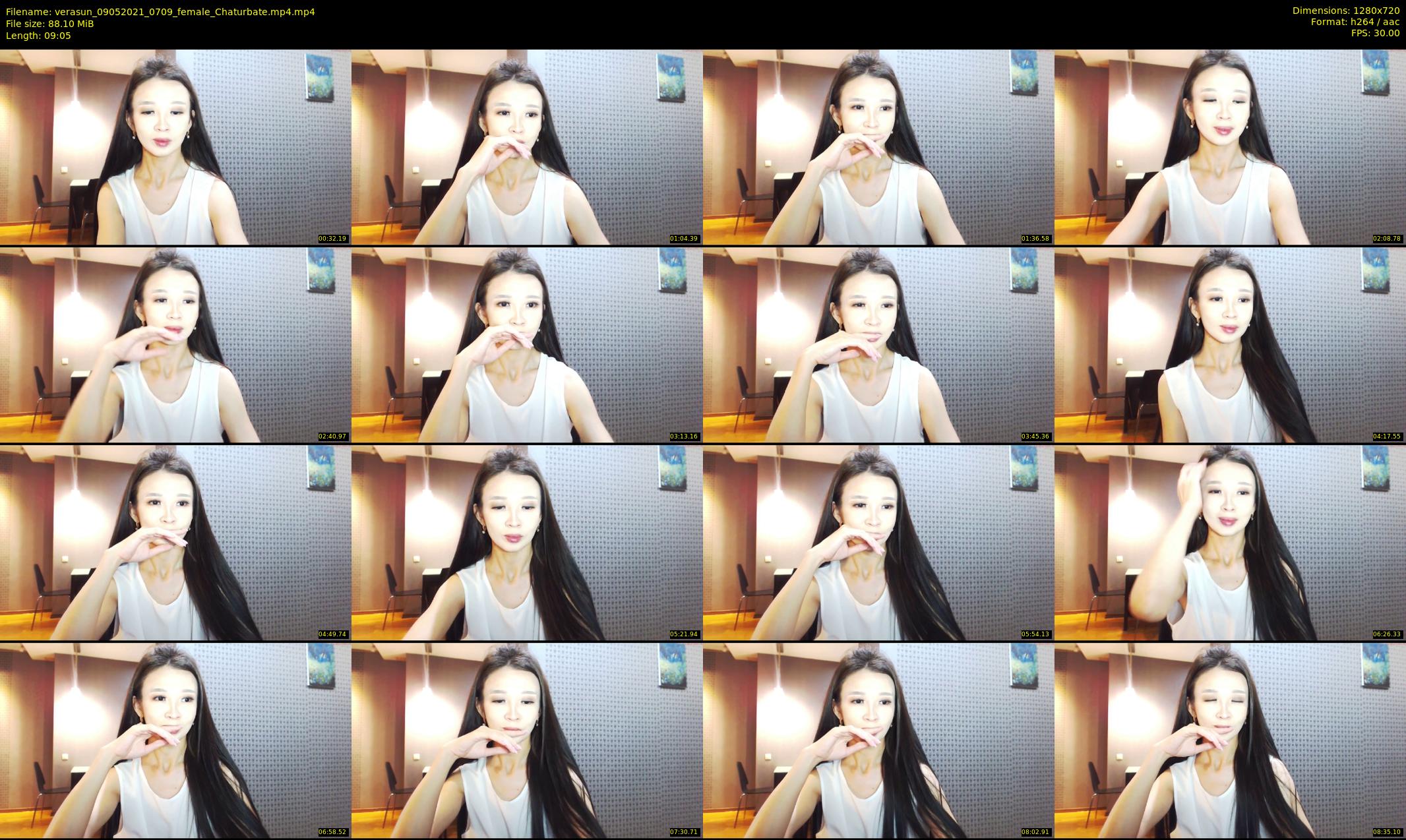 verasun — 10 minute Chaturbate female cam show recording, 720p, May 9, 2021