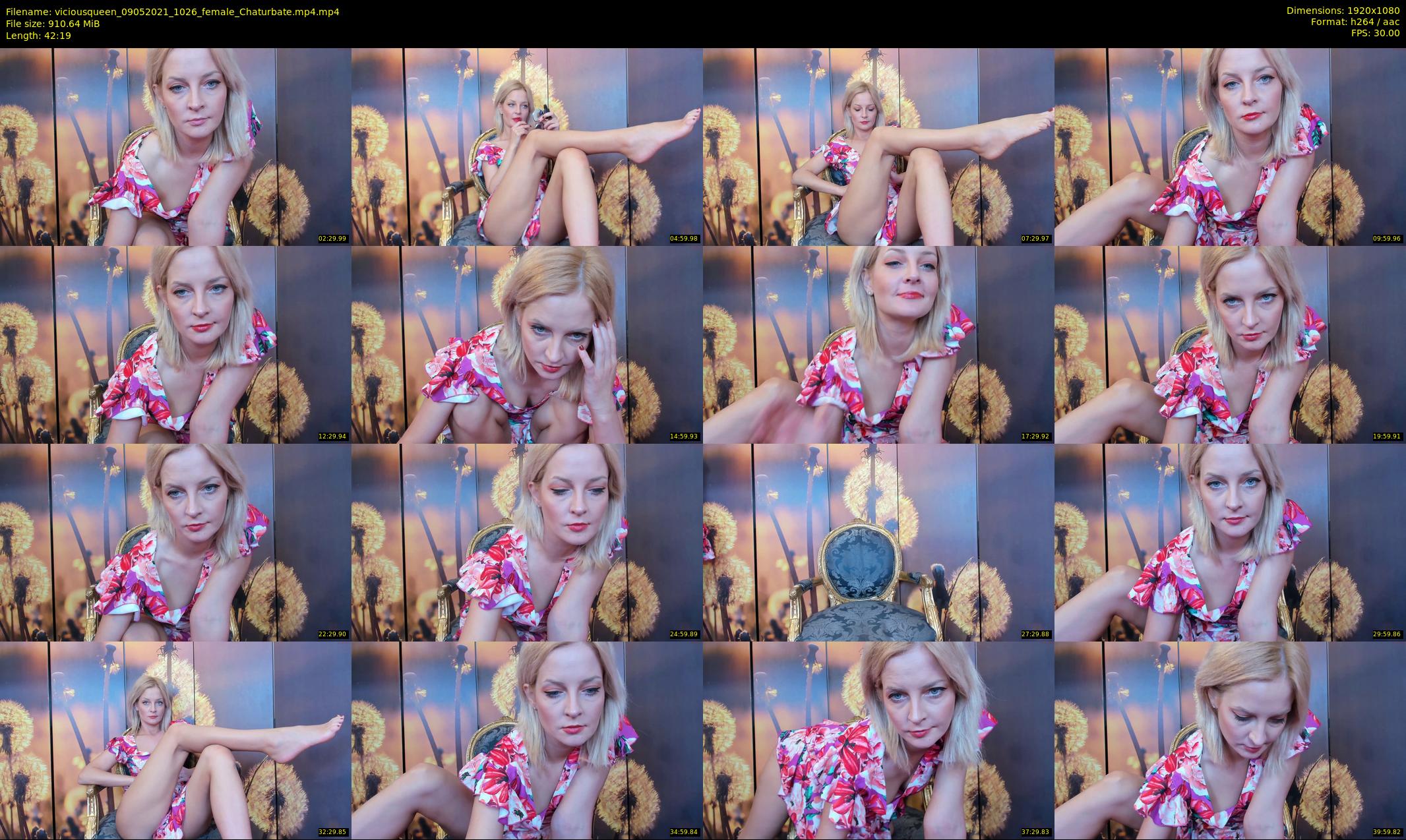 viciousqueen — 43 minute Chaturbate female cam show recording, 1080p, May 9, 2021