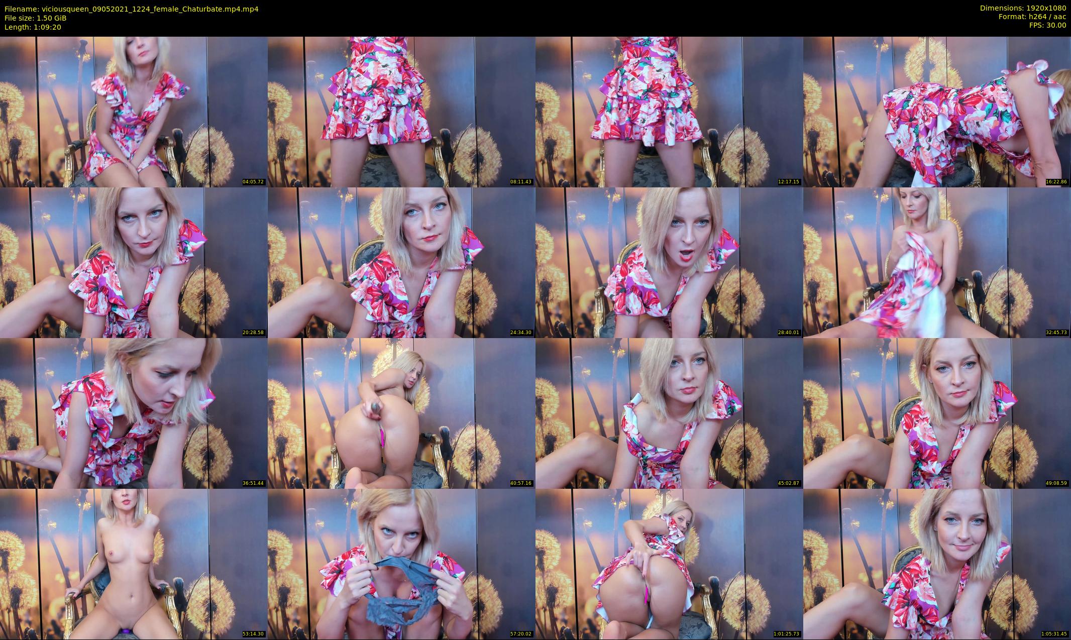 viciousqueen — 70 minute Chaturbate female cam show recording, 1080p, May 9, 2021