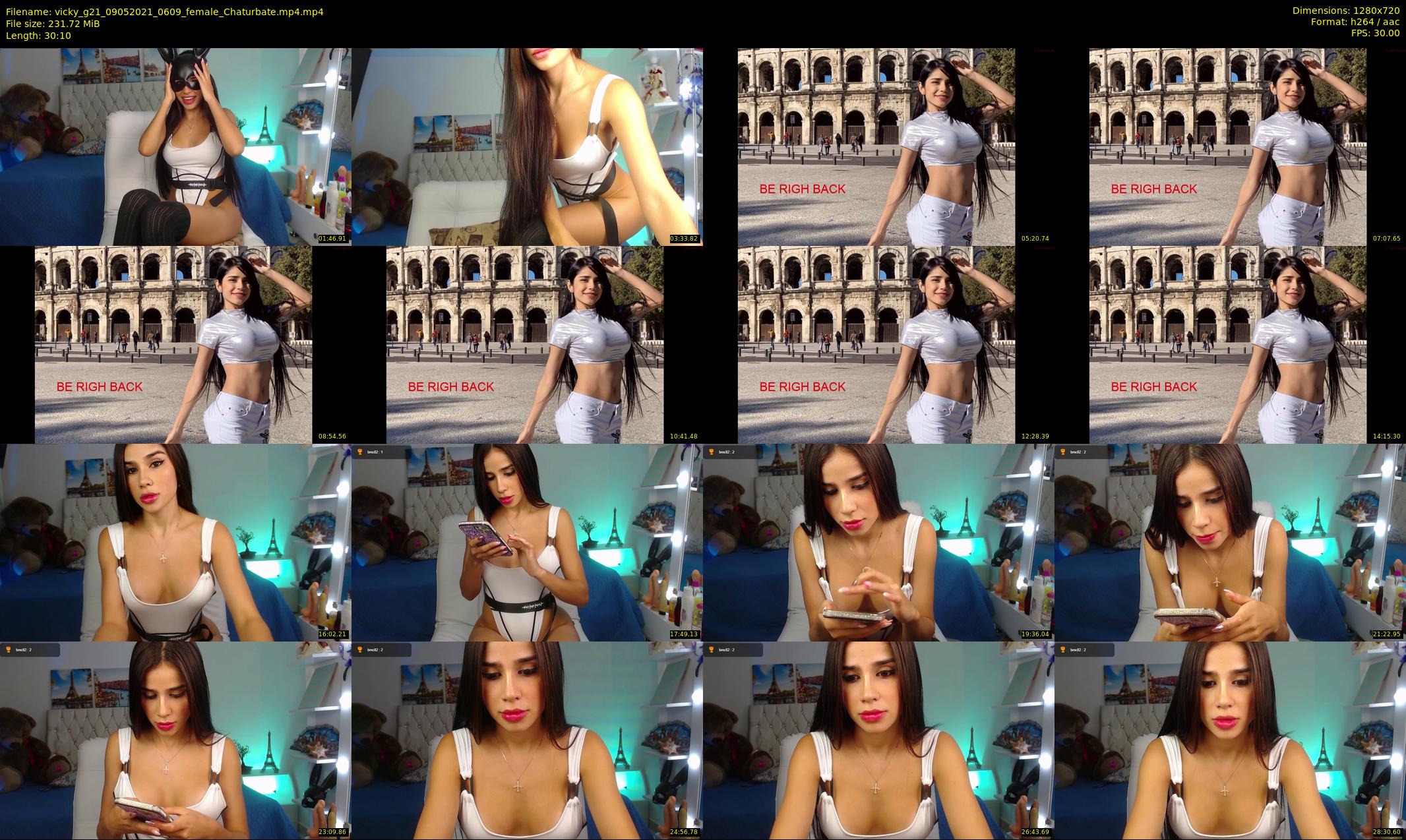 vicky_g21 — 31 minute Chaturbate female cam show recording, 720p, May 9, 2021