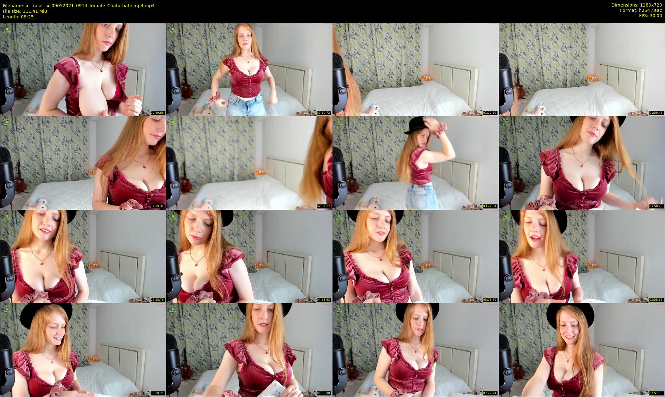 x__rose__x — 9 minute Chaturbate female cam show recording, 720p, May 9, 2021