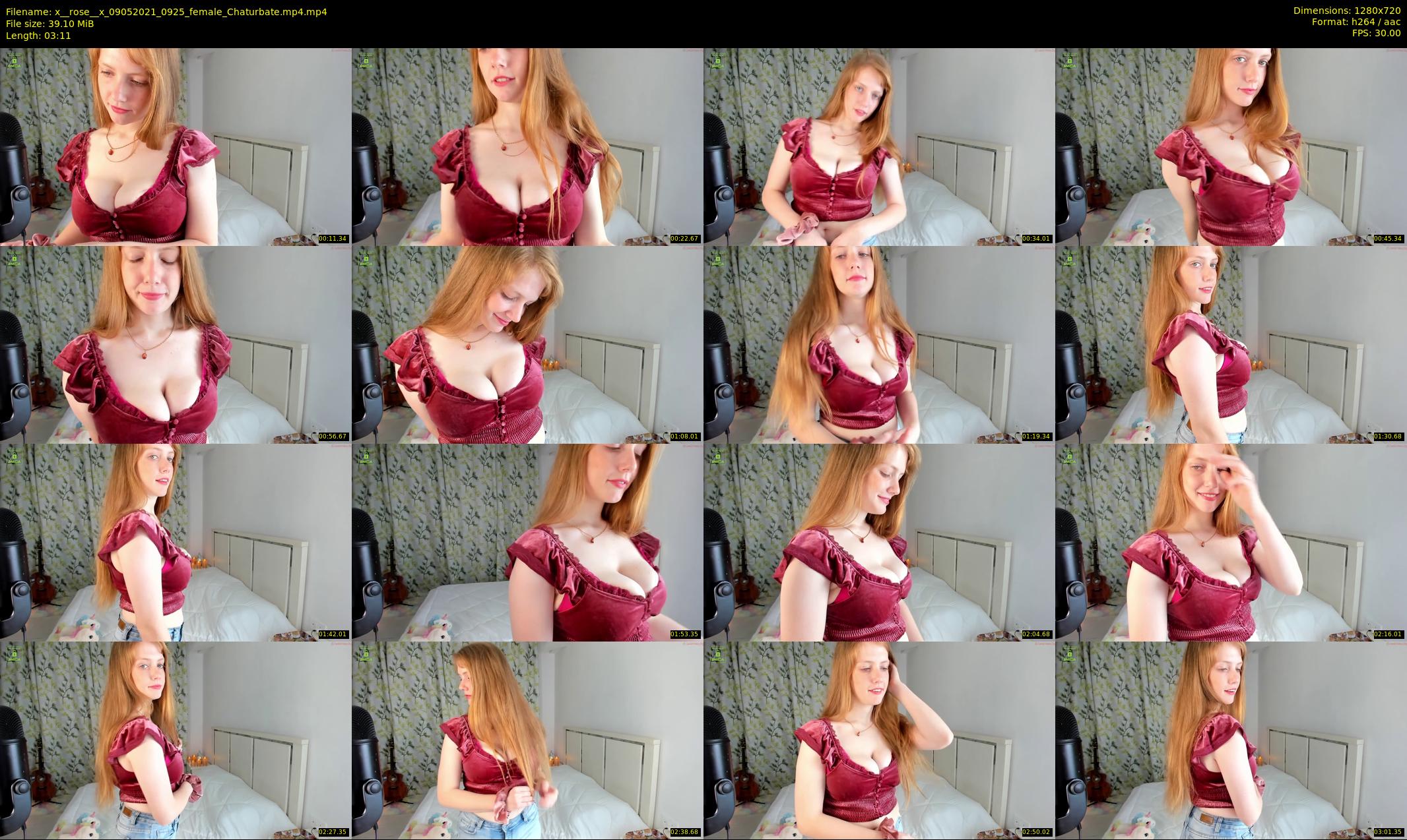 x__rose__x — 4 minute Chaturbate female cam show recording, 720p, May 9, 2021