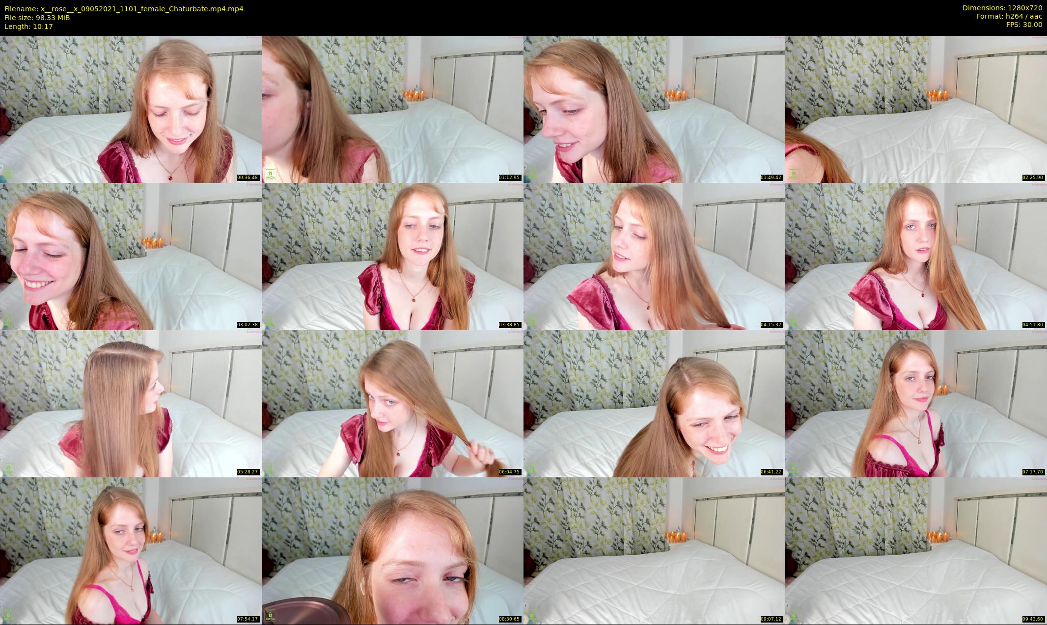 x__rose__x — 11 minute Chaturbate female cam show recording, 720p, May 9, 2021