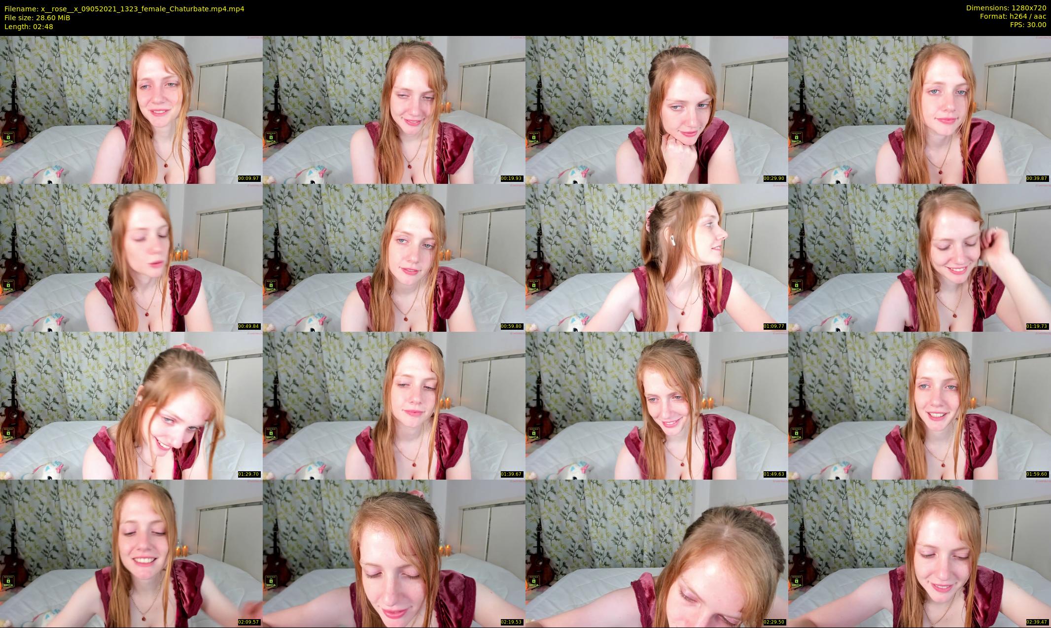 x__rose__x — 3 minute Chaturbate female cam show recording, 720p, May 9, 2021