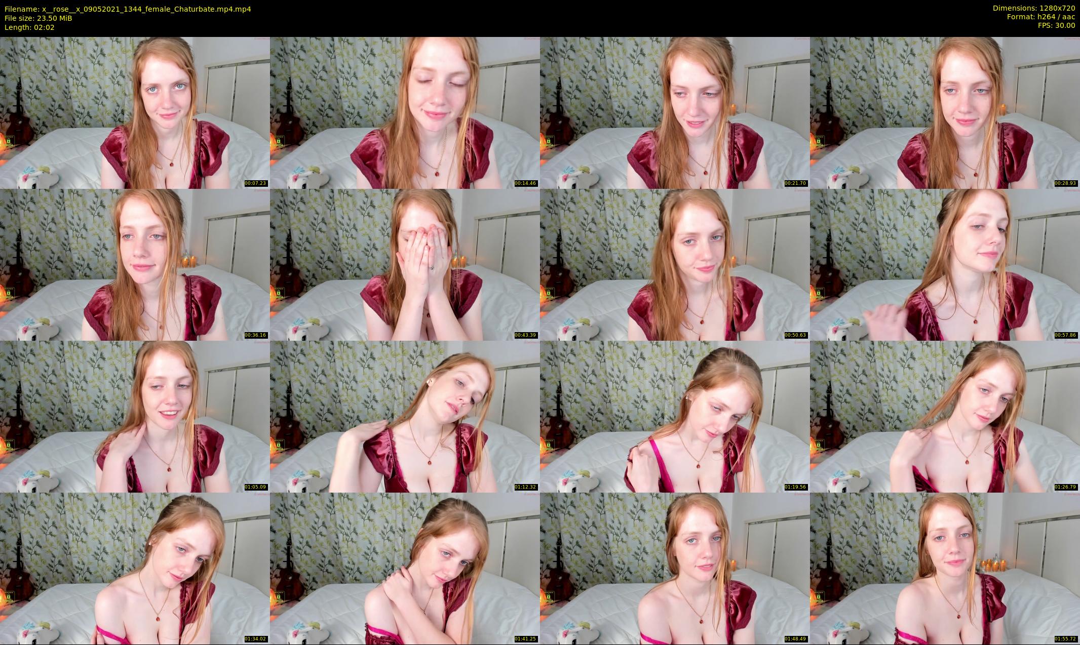 x__rose__x — 3 minute Chaturbate female cam show recording, 720p, May 9, 2021