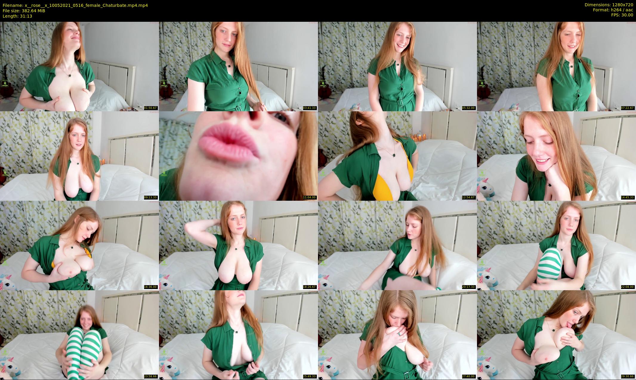 x__rose__x — 32 minute Chaturbate female cam show recording, 720p, May 10, 2021
