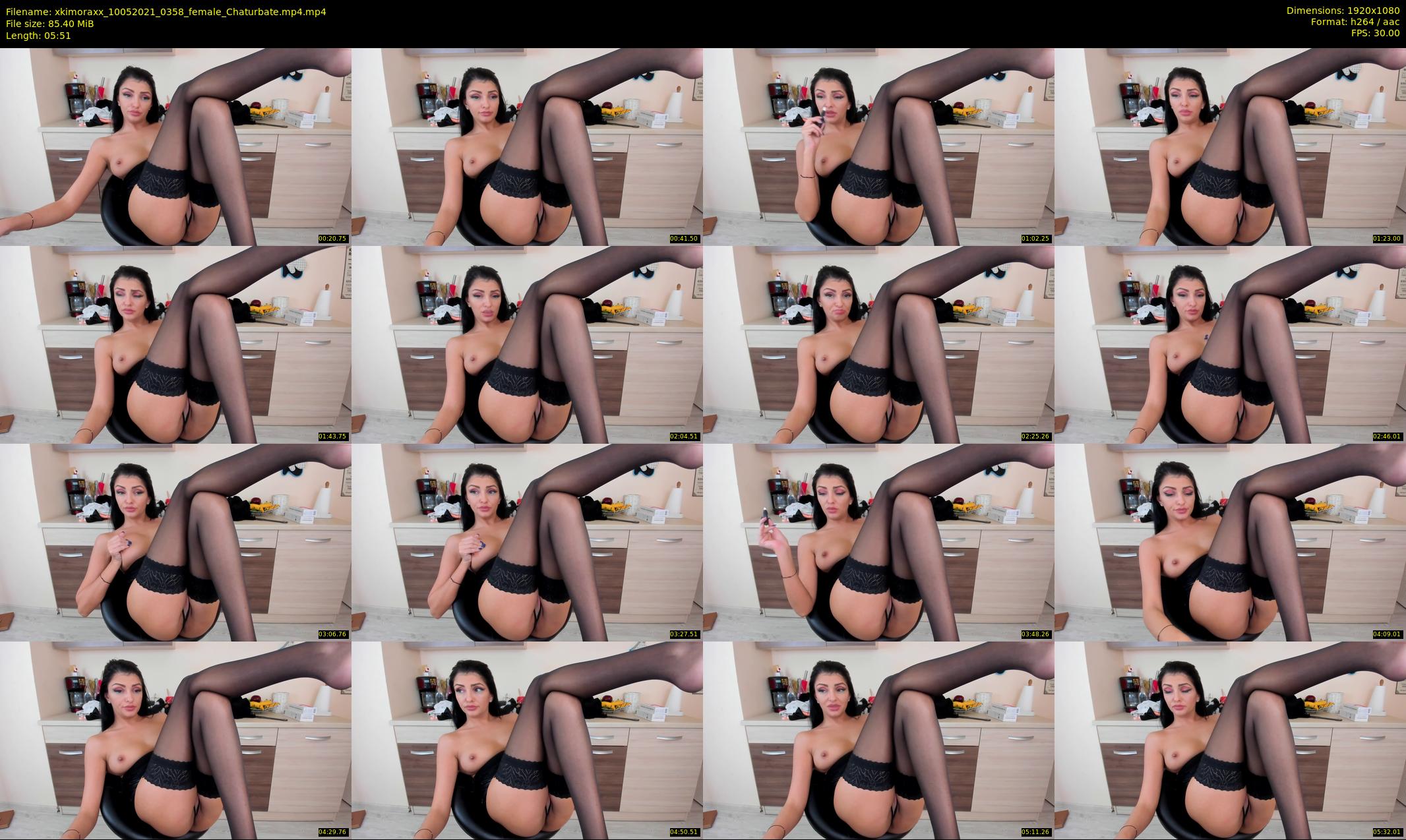 xkimoraxx — 6 minute Chaturbate female cam show recording, 1080p, May 10, 2021