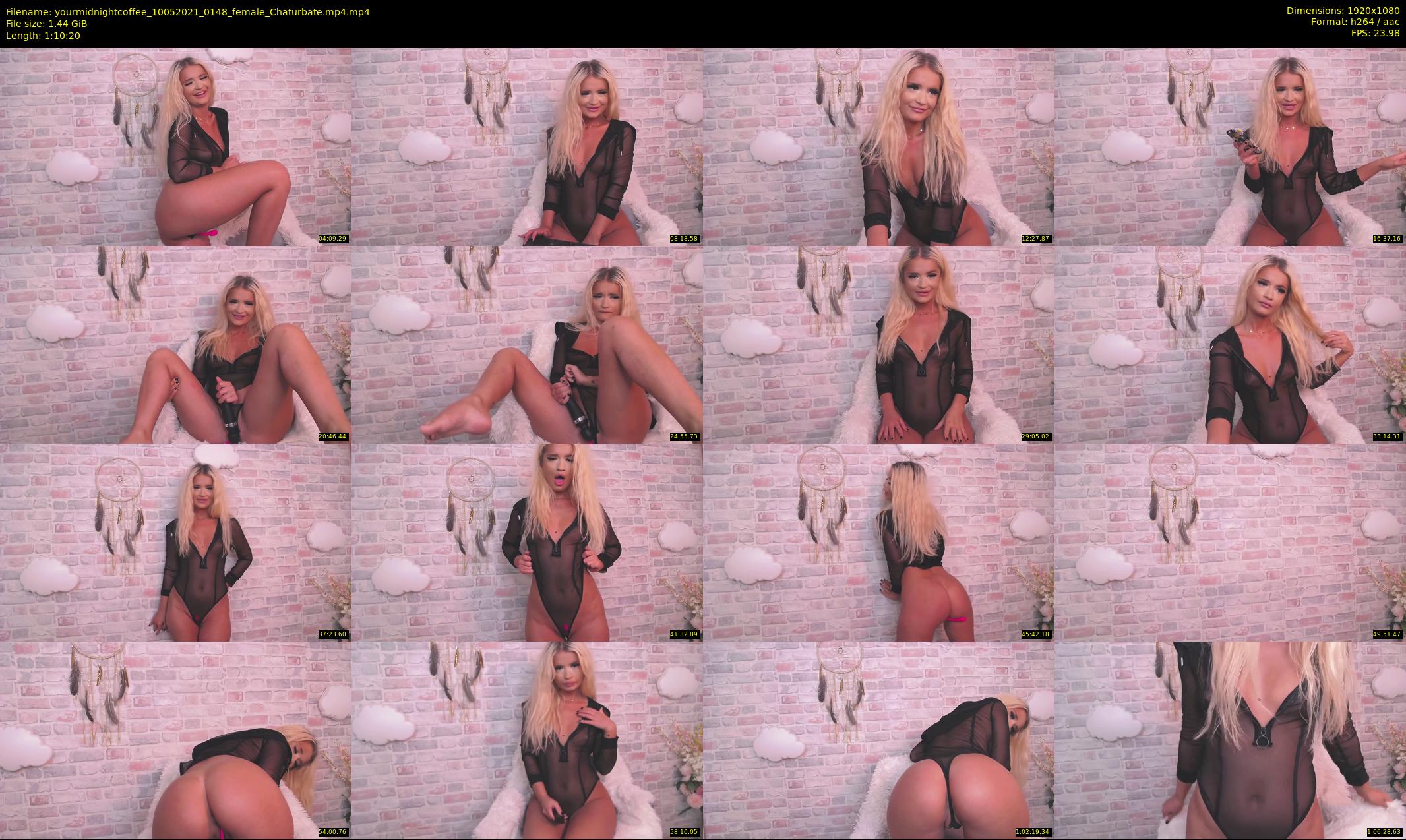 yourmidnightcoffee — 71 minute Chaturbate female cam show recording, 1080p, May 10, 2021