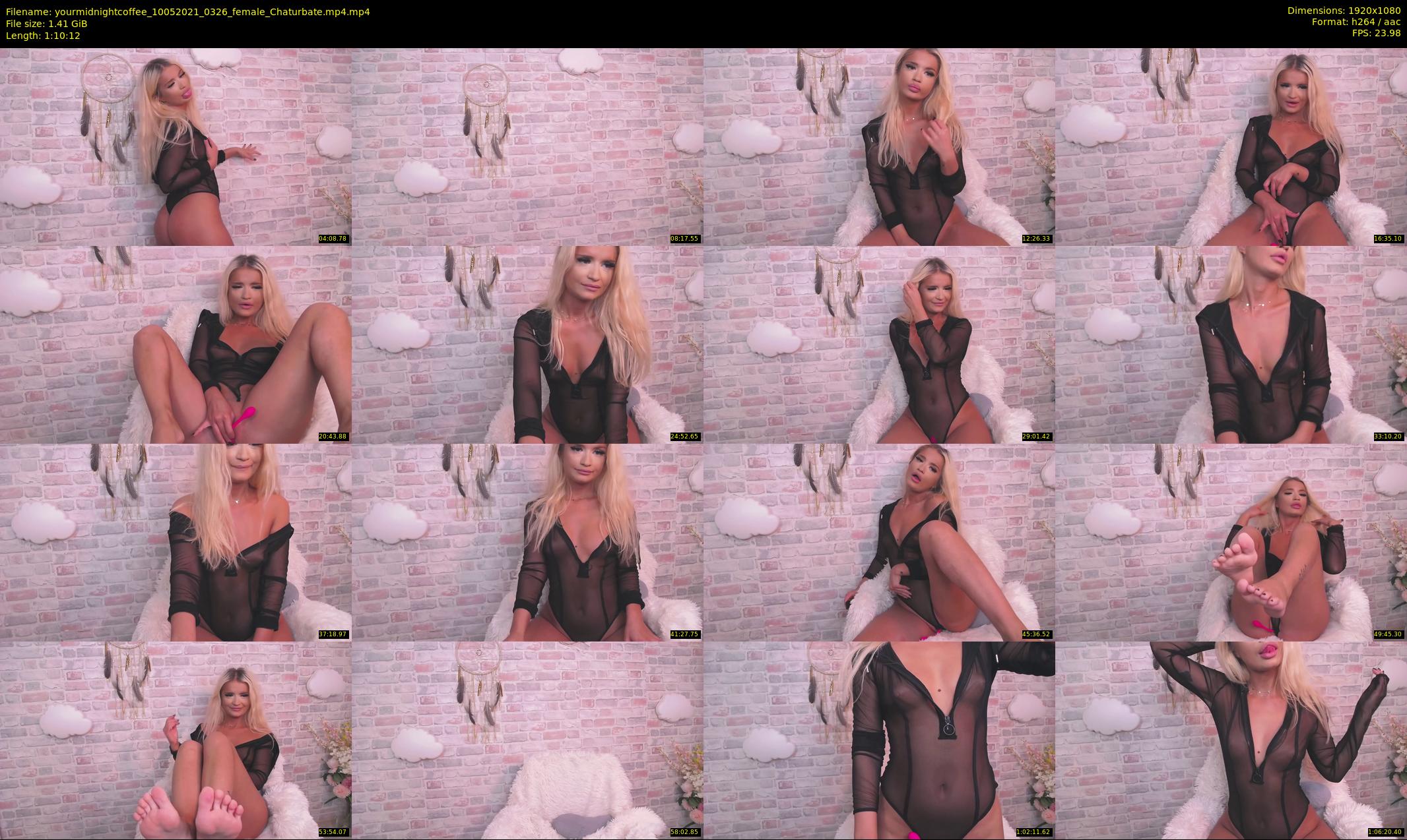 yourmidnightcoffee — 71 minute Chaturbate female cam show recording, 1080p, May 10, 2021
