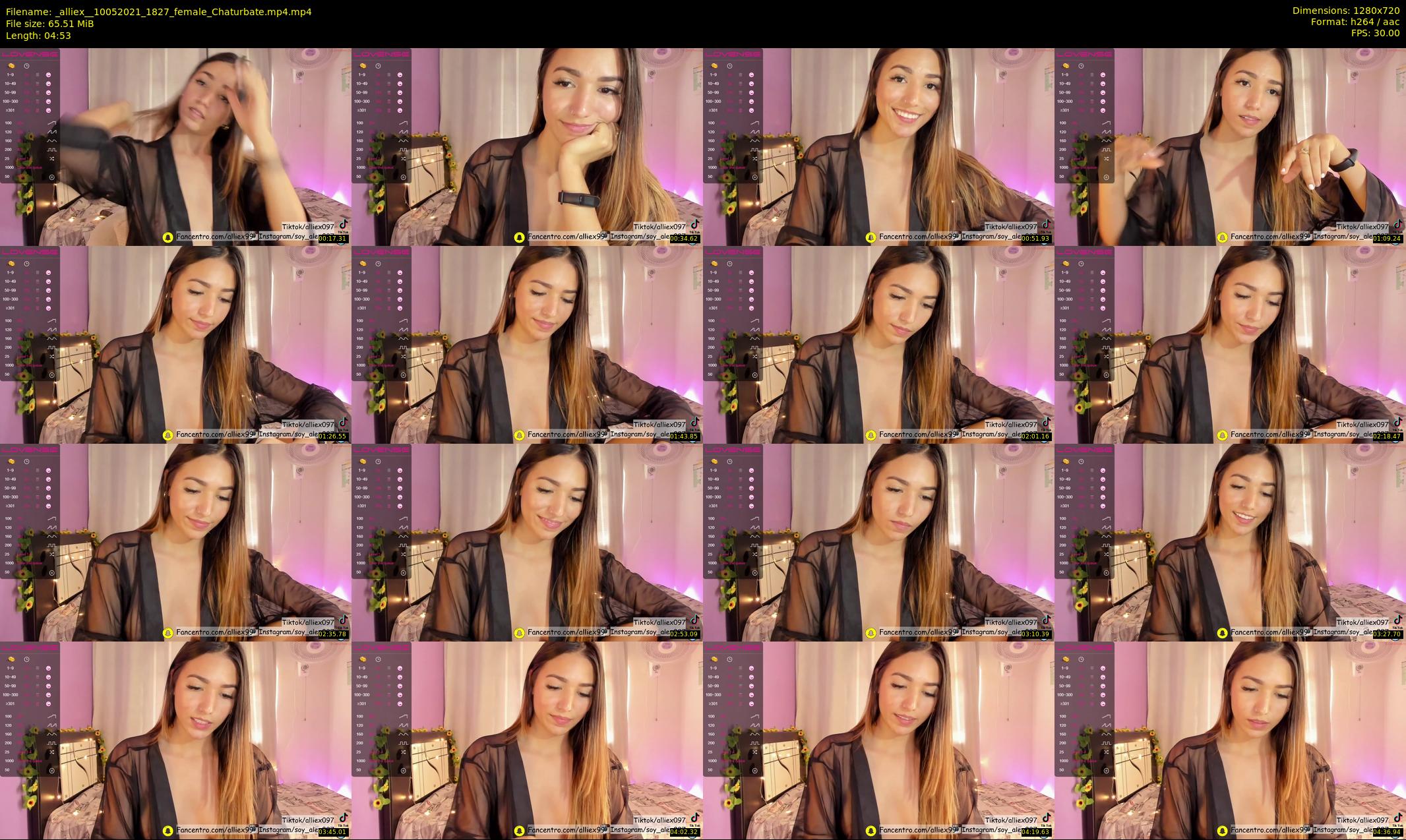 _alliex_ — 5 minute Chaturbate female cam show recording, 720p, May 10, 2021