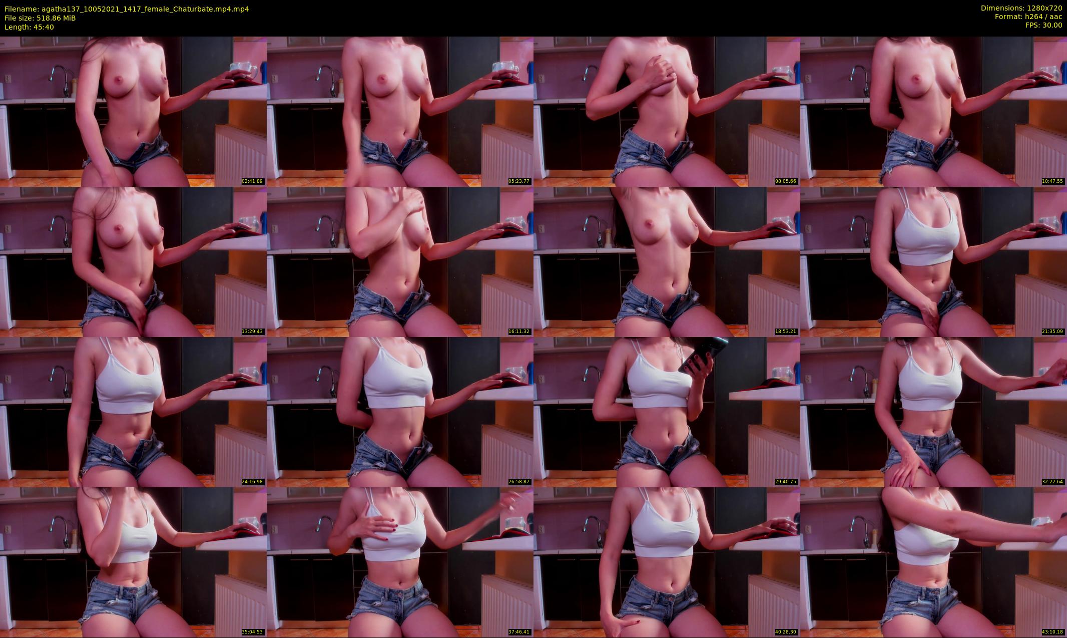 agatha137 — 46 minute Chaturbate female cam show recording, 720p, May 10, 2021