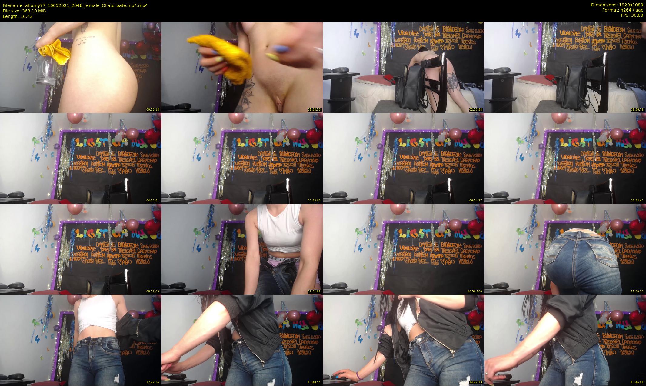 ahomy77 — 17 minute Chaturbate female cam show recording, 1080p, May 10, 2021