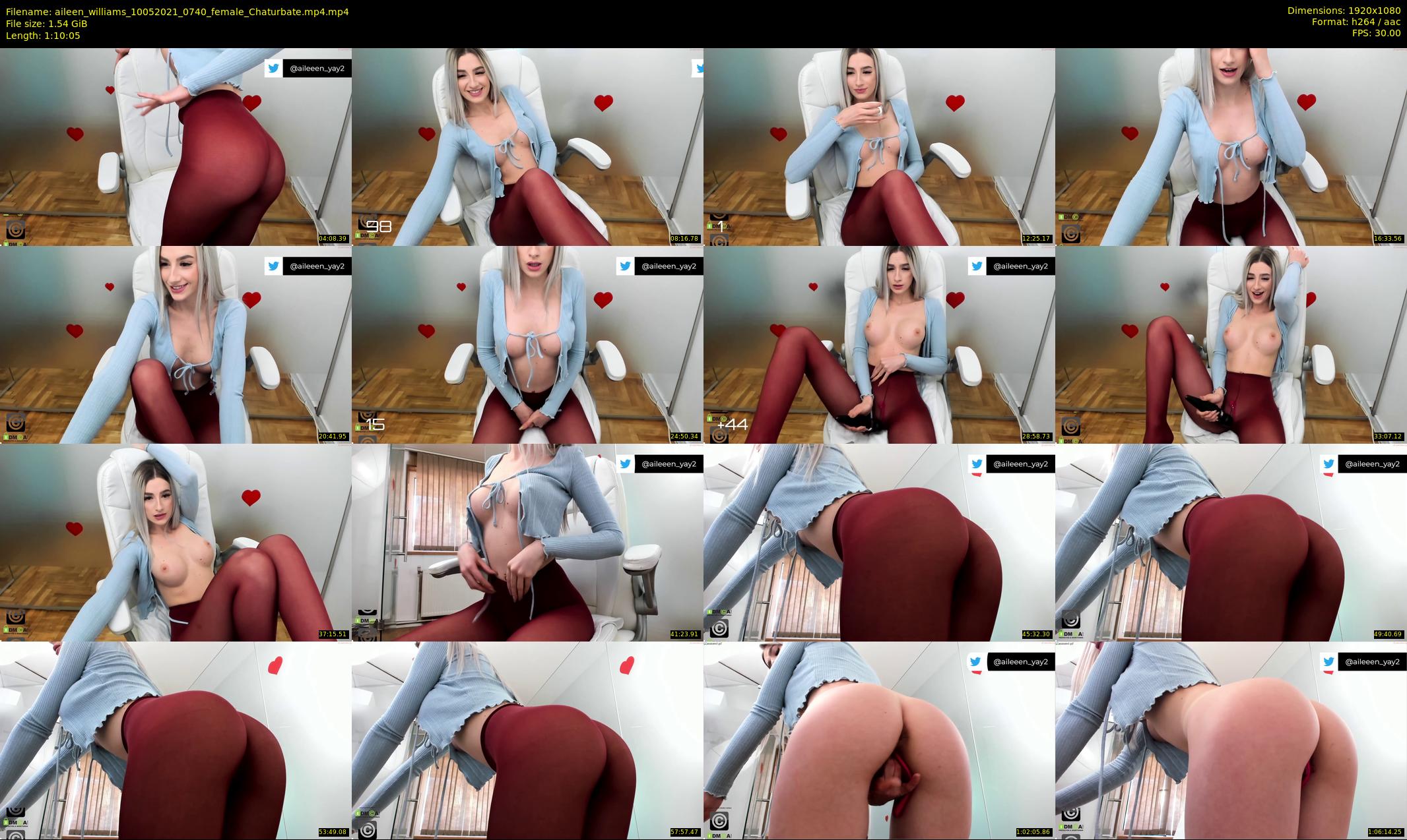 aileen_williams — 71 minute Chaturbate female cam show recording, 1080p, May 10, 2021