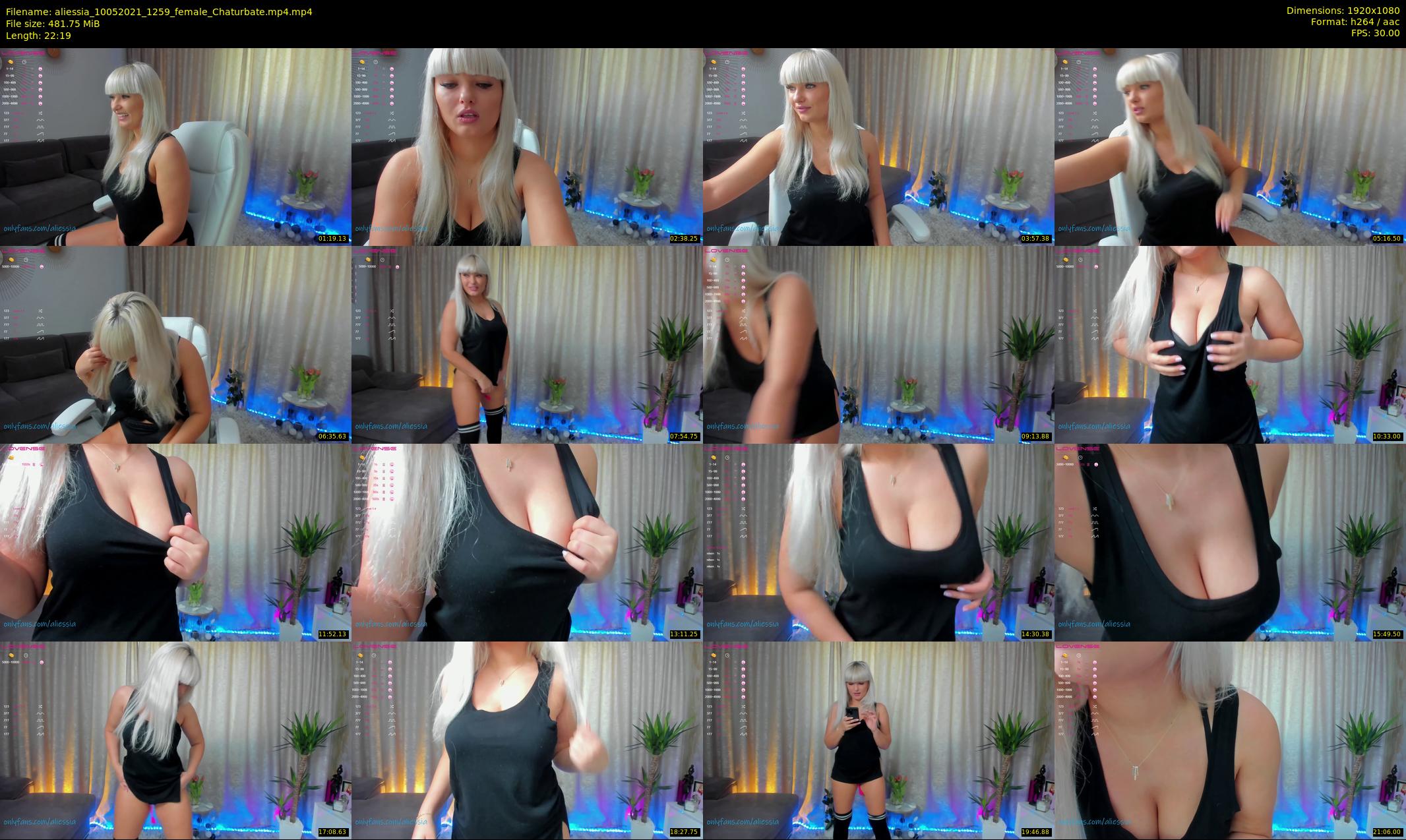 aliessia — 23 minute Chaturbate female cam show recording, 1080p, May 10, 2021