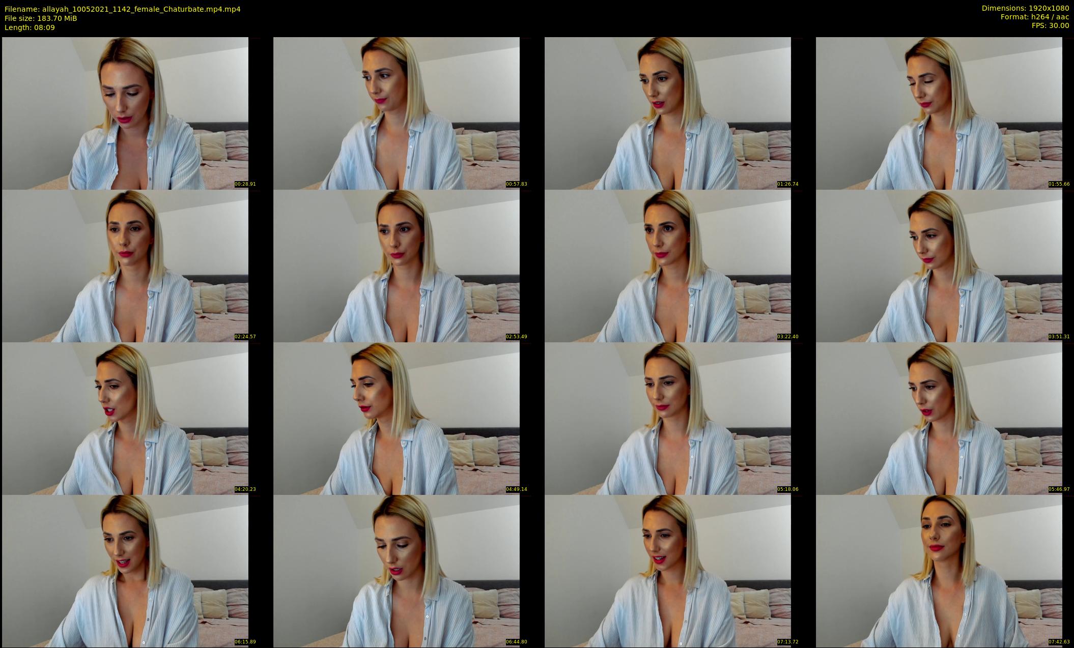 allayah — 9 minute Chaturbate female cam show recording, 1080p, May 10, 2021