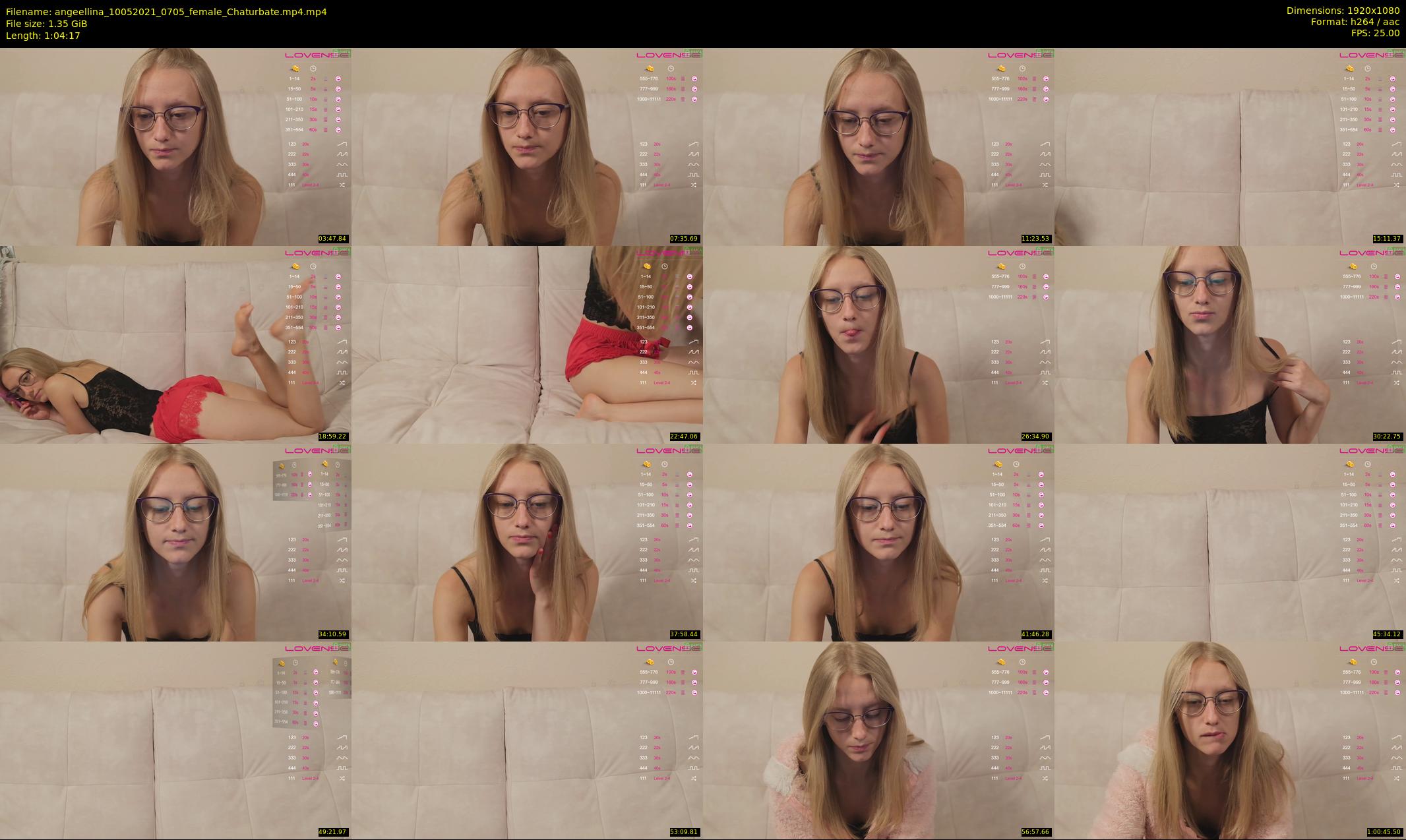 angeellina — 65 minute Chaturbate female cam show recording, 1080p, May 10, 2021