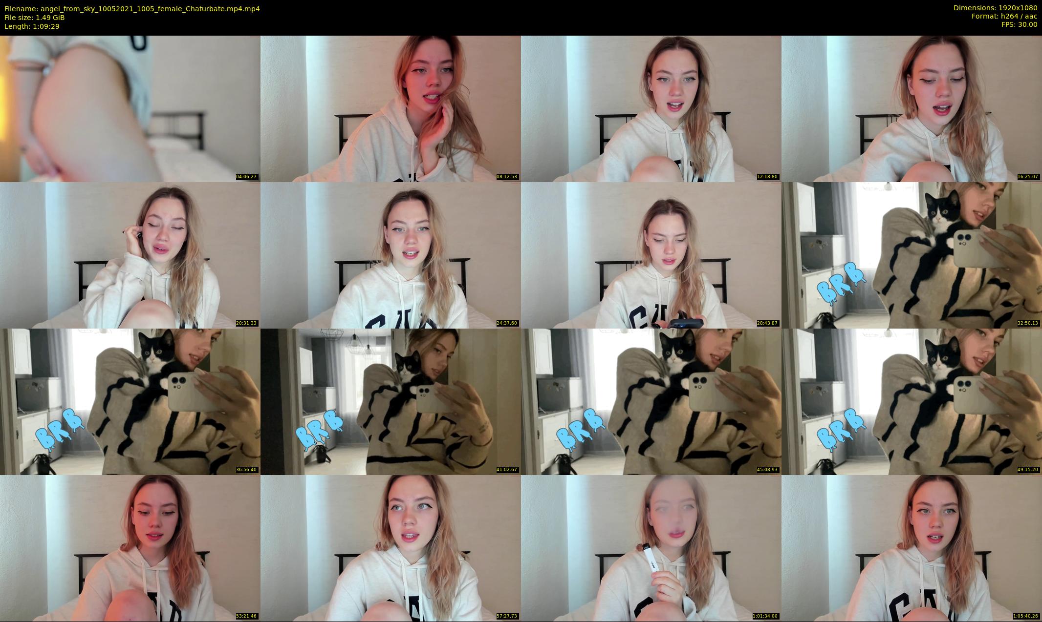 angel_from_sky — 70 minute Chaturbate female cam show recording, 1080p, May 10, 2021