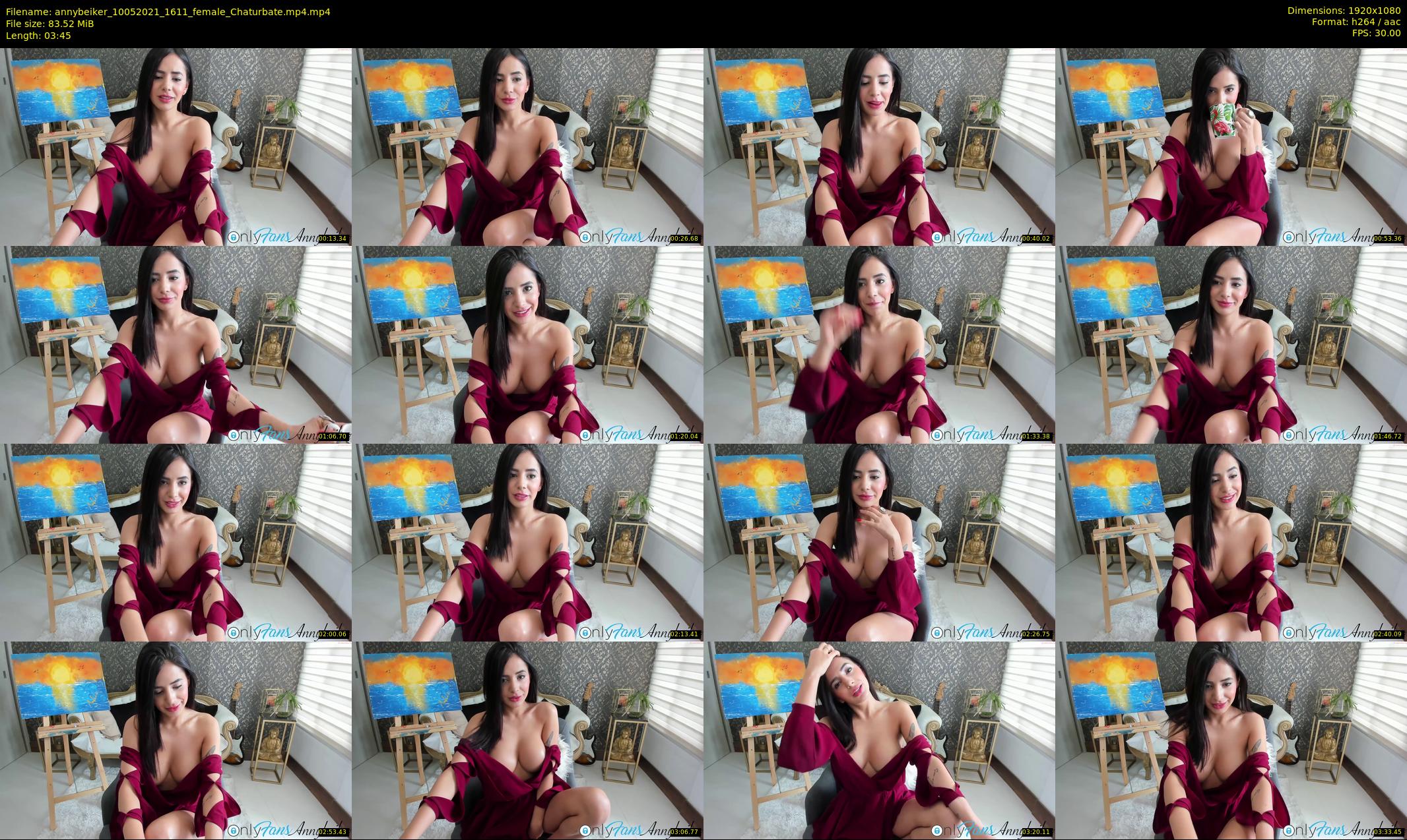 annybeiker — 4 minute Chaturbate female cam show recording, 1080p, May 10, 2021