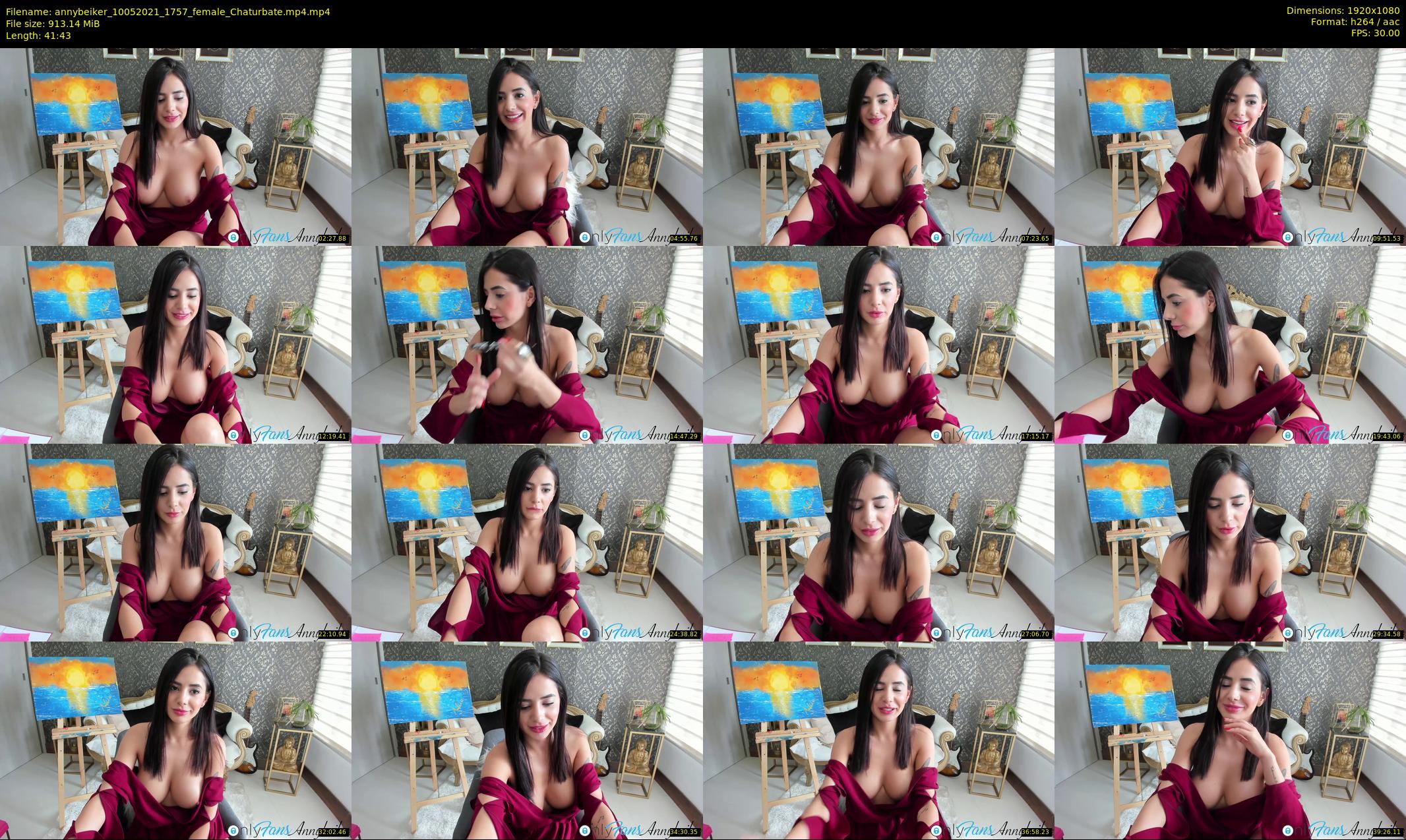 annybeiker — 42 minute Chaturbate female cam show recording, 1080p, May 10, 2021