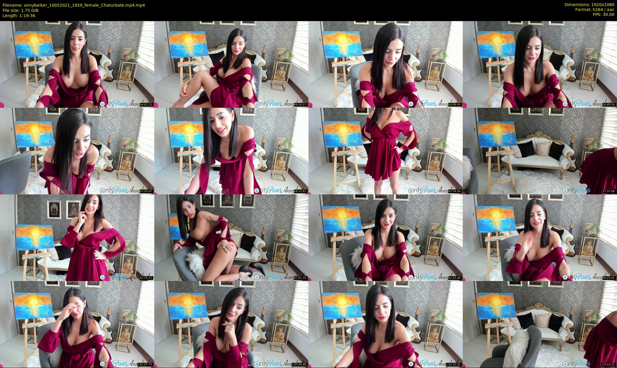annybeiker — 80 minute Chaturbate female cam show recording, 1080p, May 10, 2021