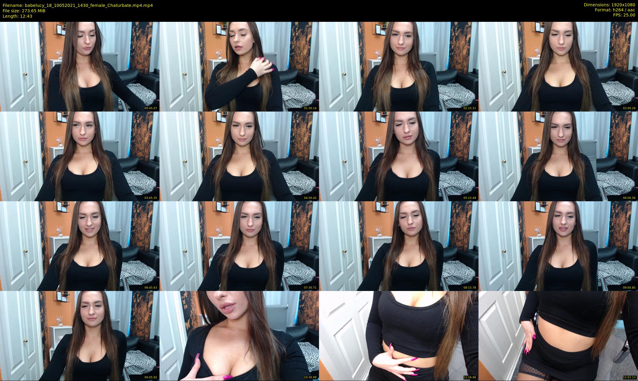 babelucy_18 — 13 minute Chaturbate female cam show recording, 1080p, May 10, 2021