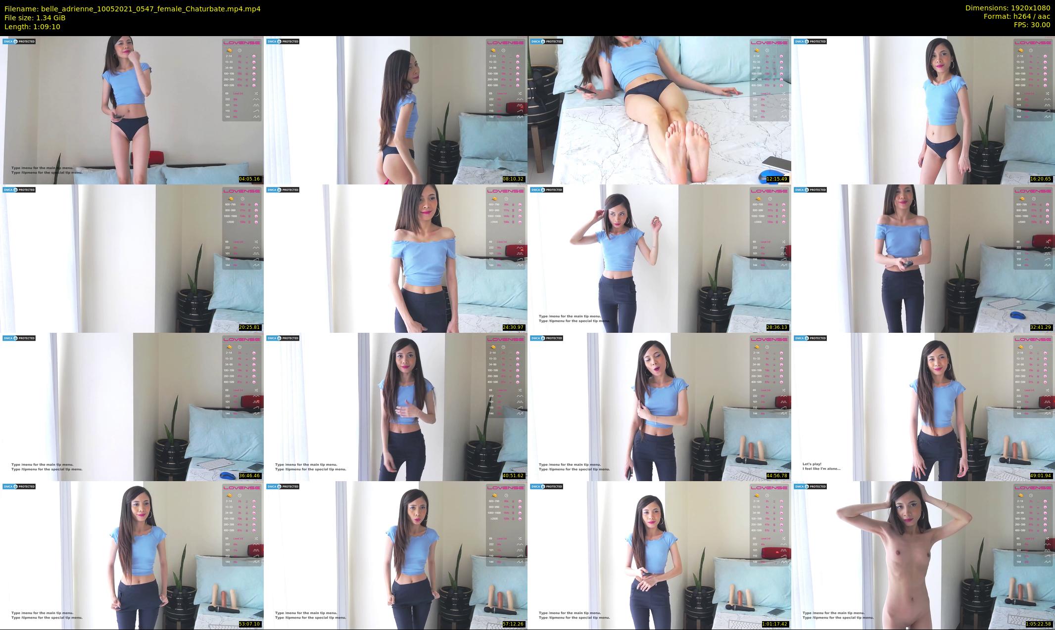 belle_adrienne — 70 minute Chaturbate couple cam show recording, 1080p, May 10, 2021