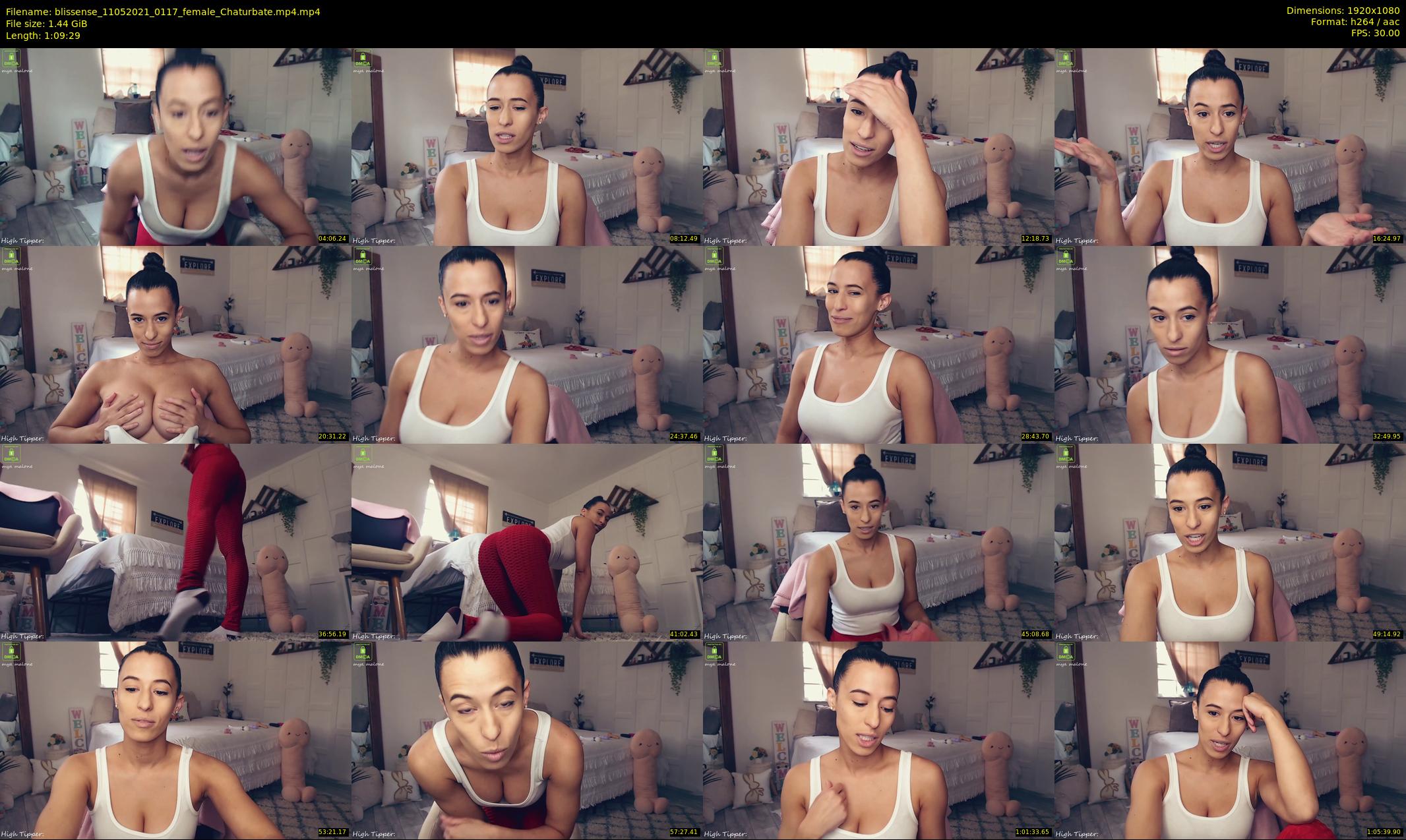 blissense — 70 minute Chaturbate female cam show recording, 1080p, May 11, 2021
