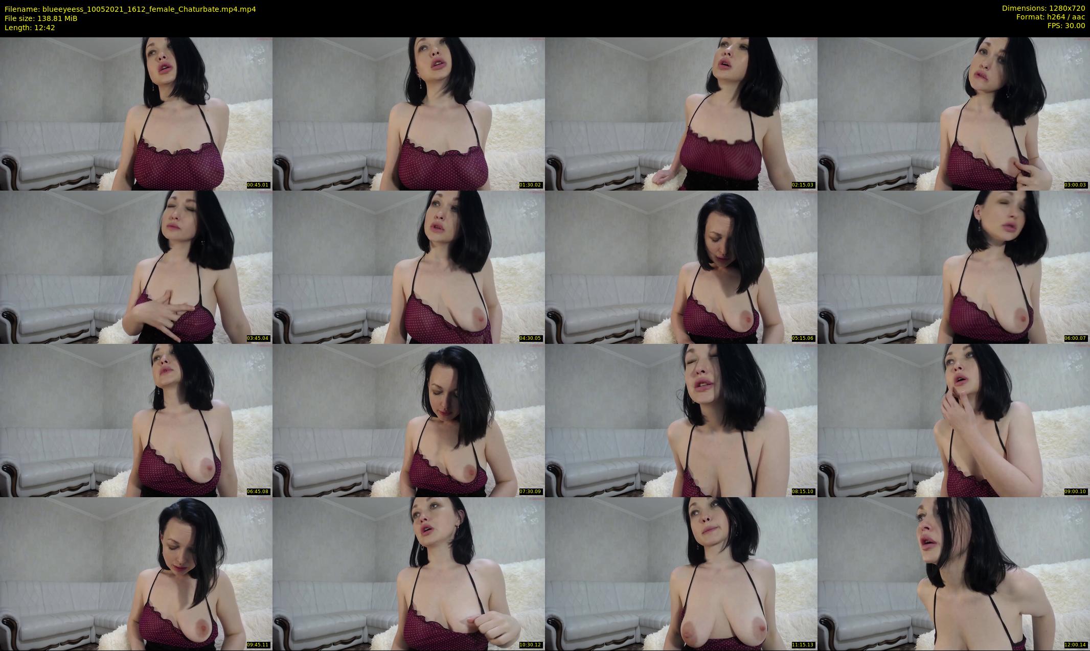 blueeyeess — 13 minute Chaturbate female cam show recording, 720p, May 10, 2021