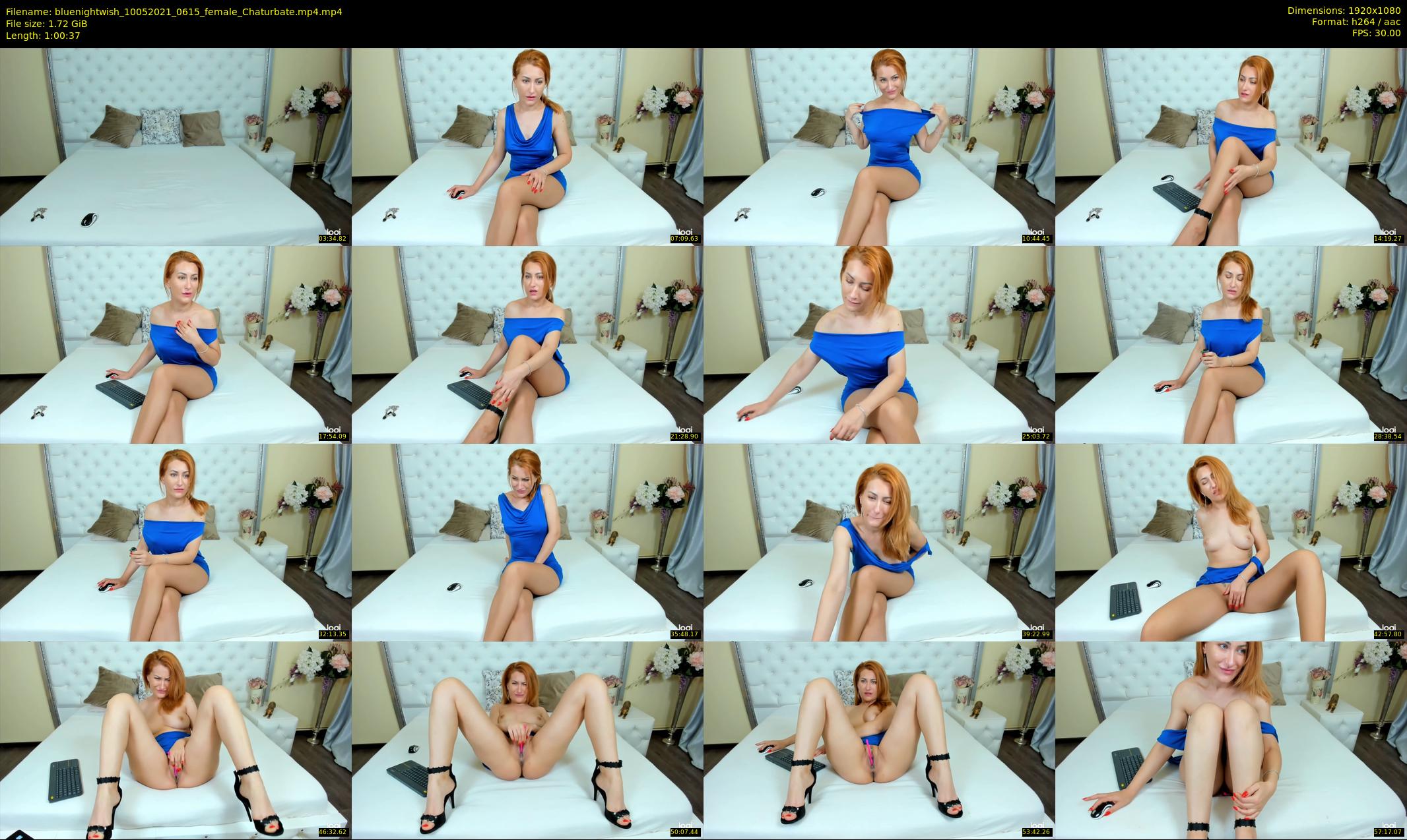 bluenightwish — 61 minute Chaturbate female cam show recording, 1080p, May 10, 2021