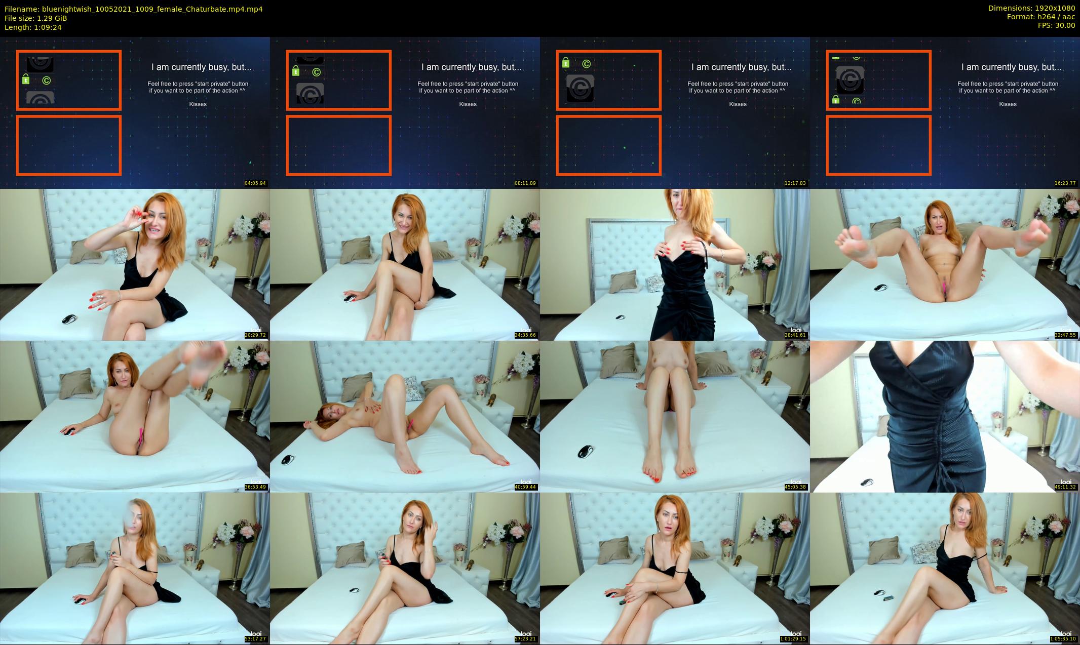 bluenightwish — 70 minute Chaturbate female cam show recording, 1080p, May 10, 2021