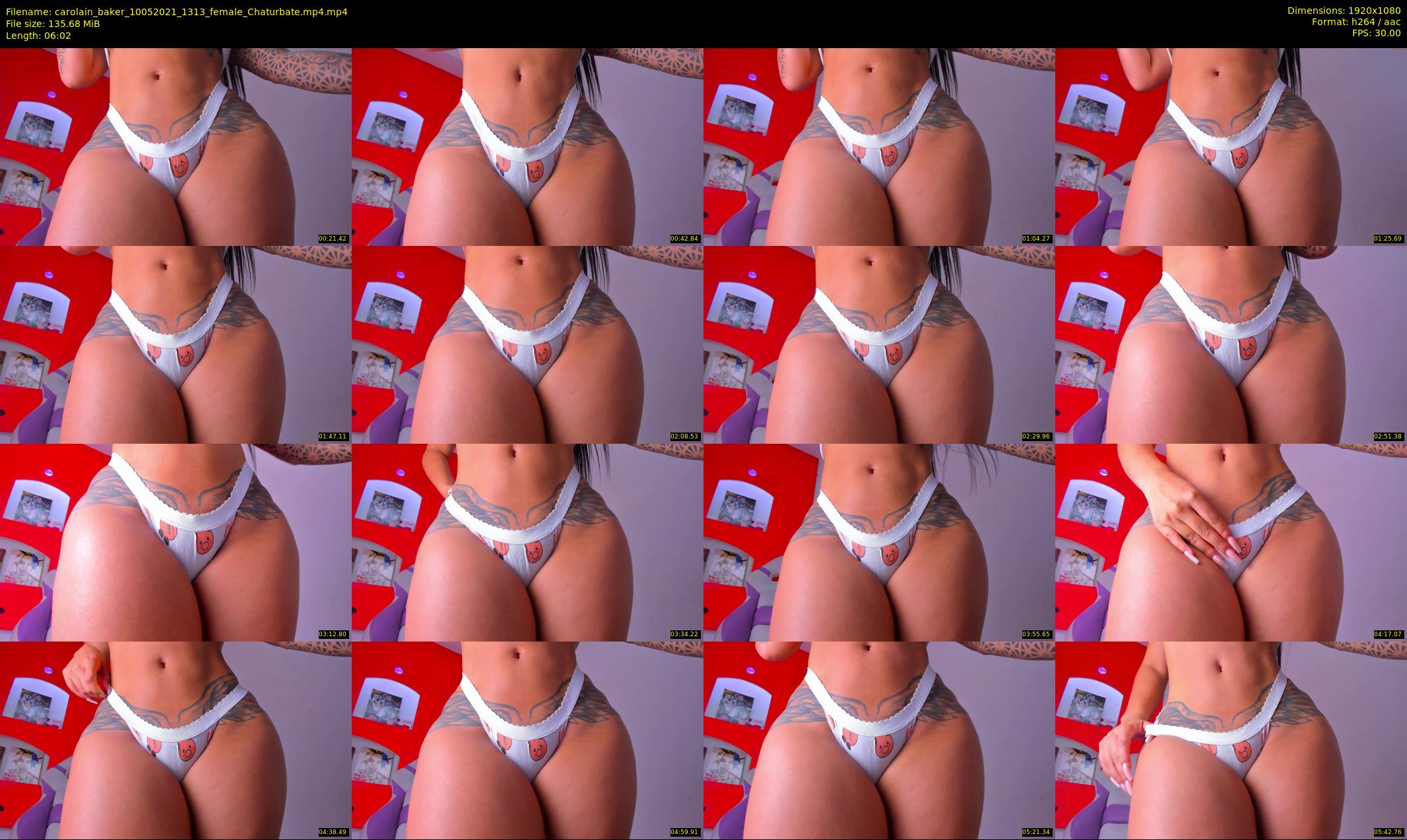 carolain_baker — 7 minute Chaturbate female cam show recording, 1080p, May 10, 2021