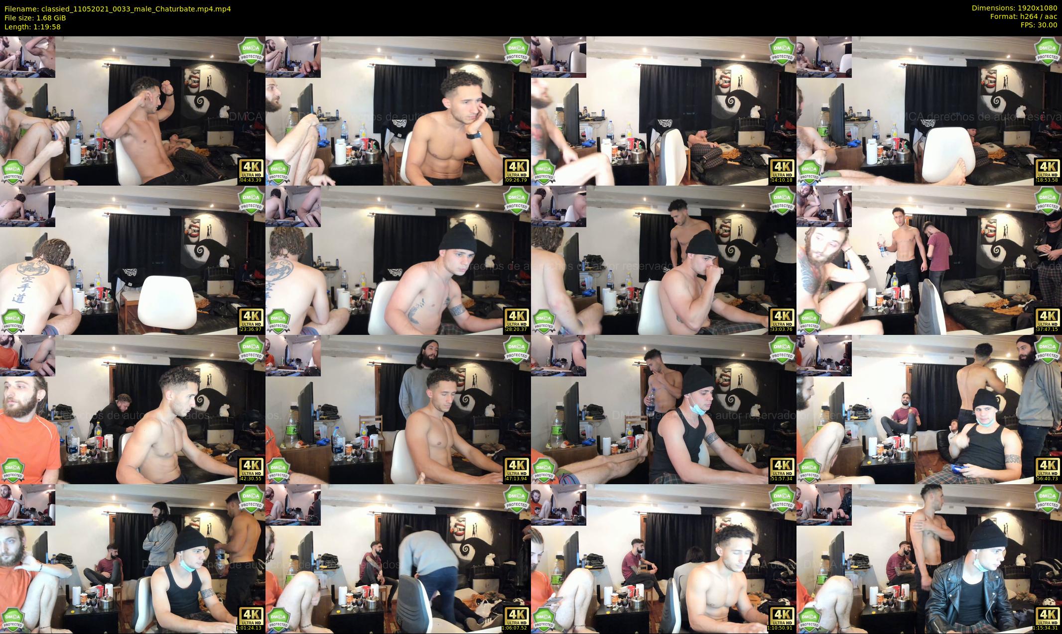 classied — 80 minute Chaturbate male cam show recording, 1080p, May 11, 2021