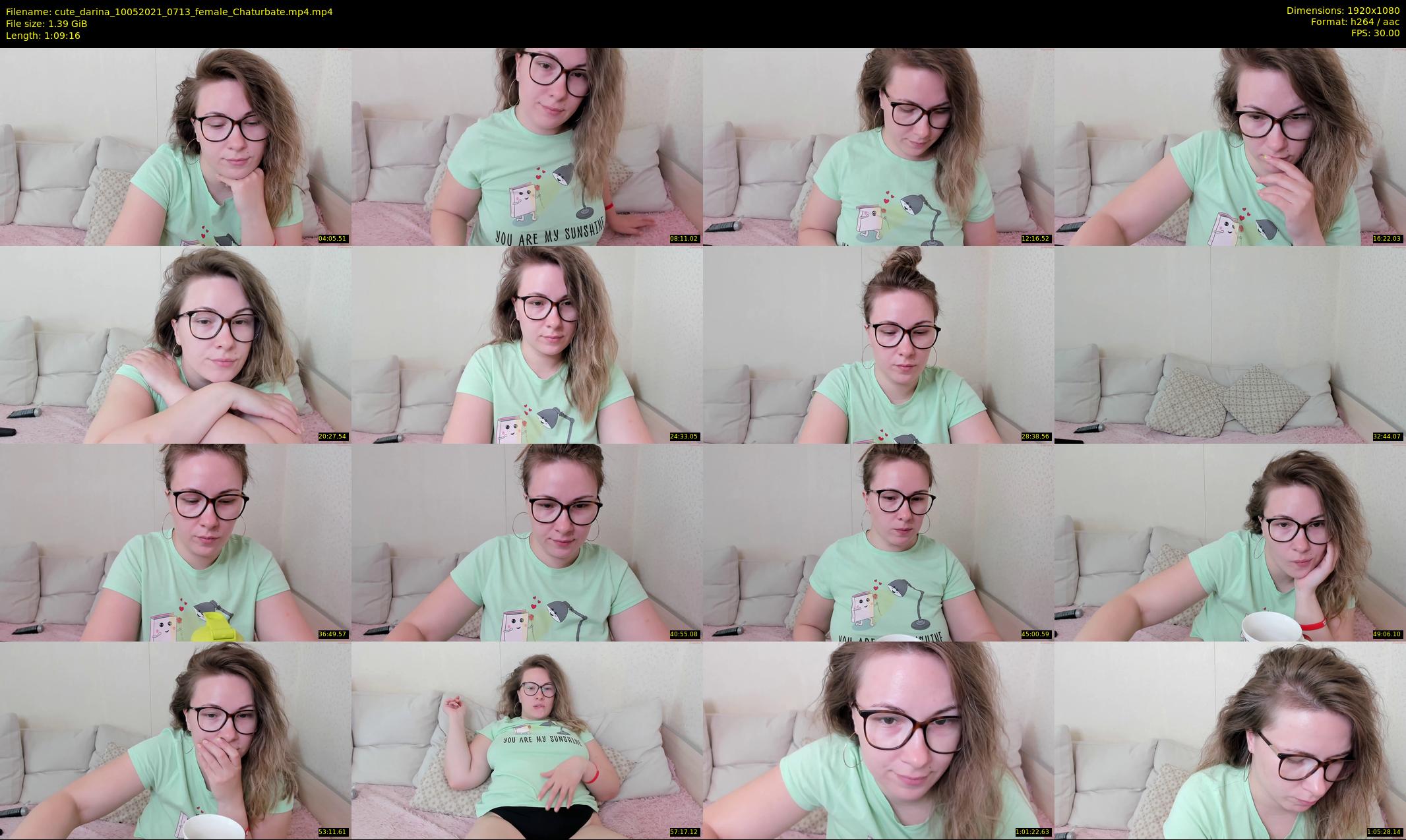 cute_darina — 70 minute Chaturbate female cam show recording, 1080p, May 10, 2021