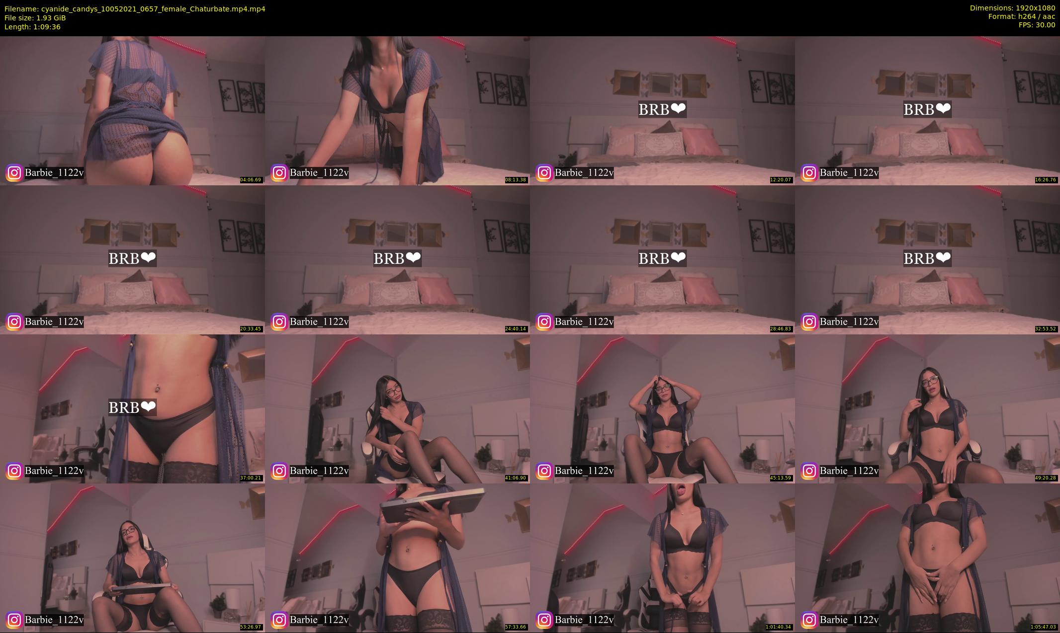 cyanide_candys — 70 minute Chaturbate female cam show recording, 1080p, May 10, 2021