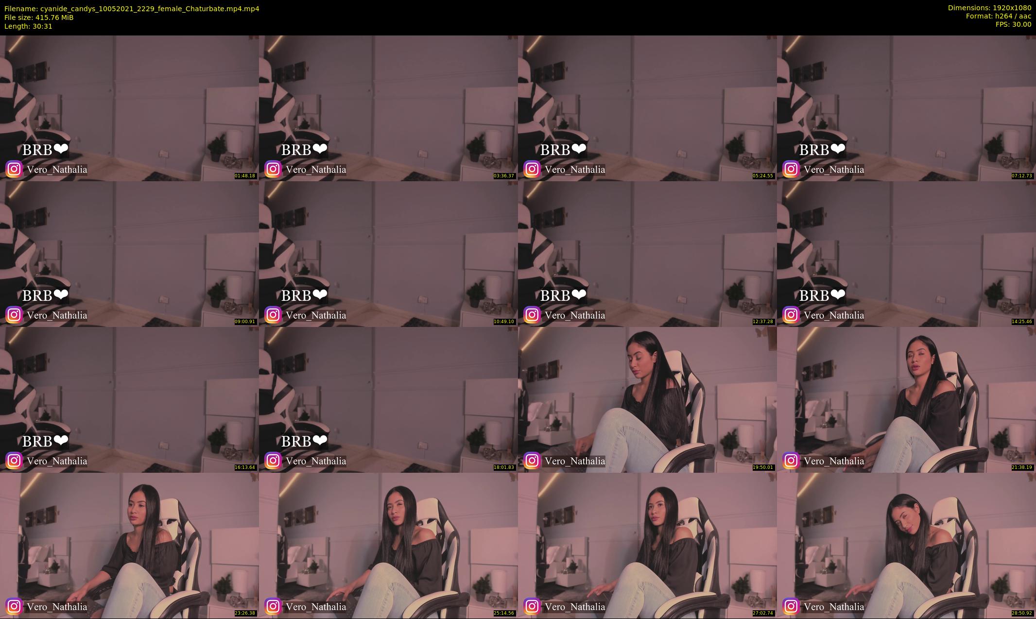 cyanide_candys — 31 minute Chaturbate female cam show recording, 1080p, May 10, 2021