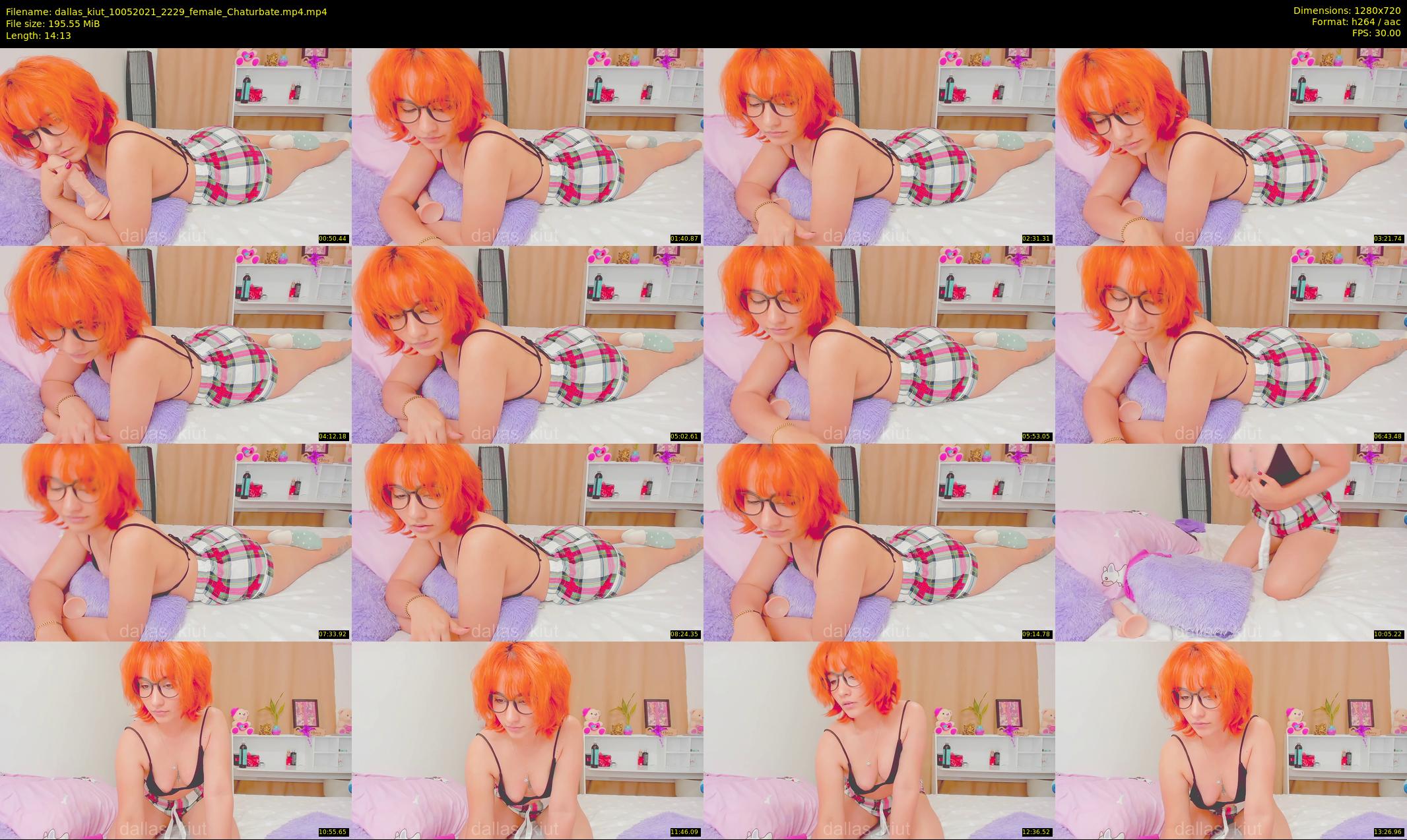 dallas_kiut — 15 minute Chaturbate female cam show recording, 720p, May 10, 2021