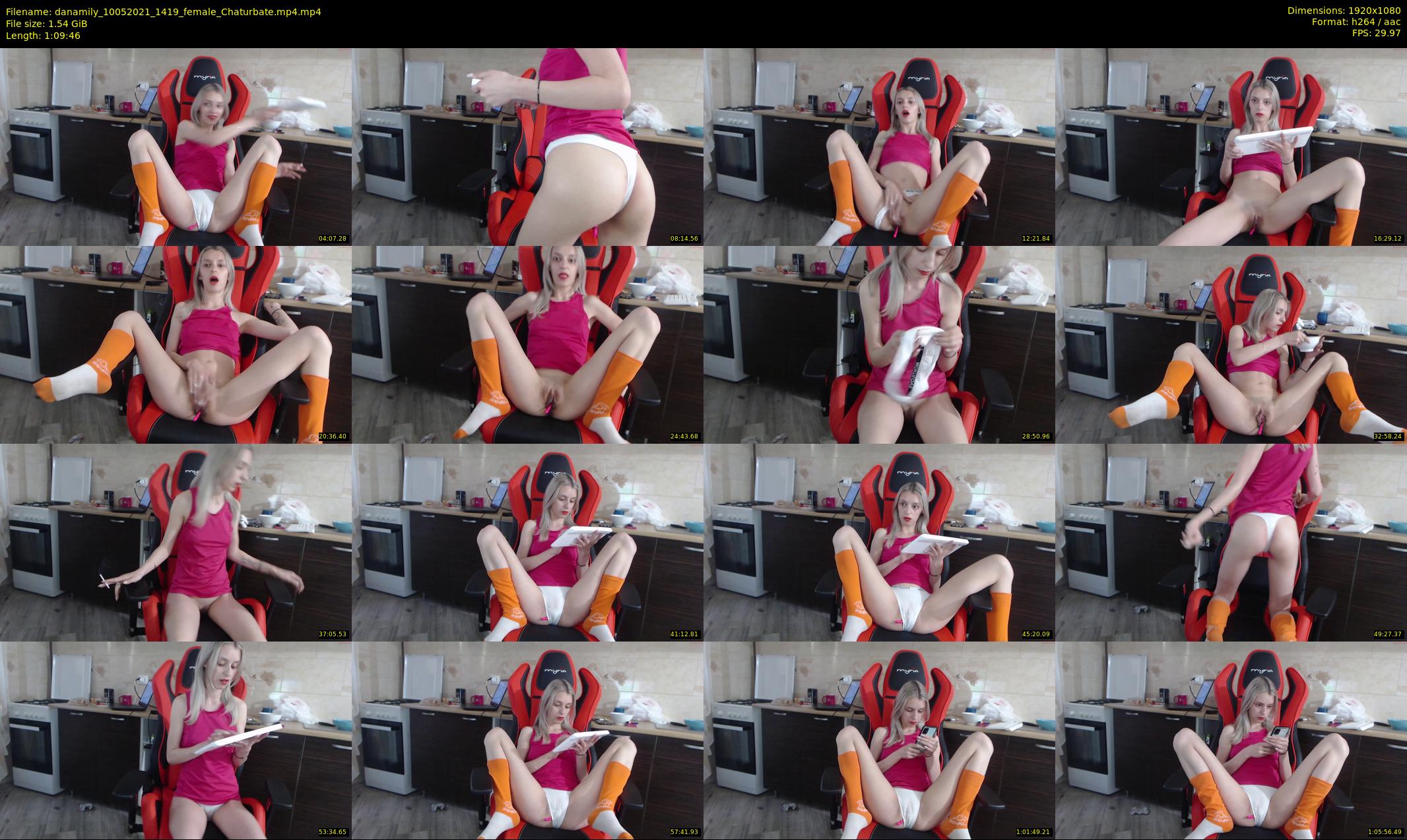 danamily — 70 minute Chaturbate female cam show recording, 1080p, May 10, 2021