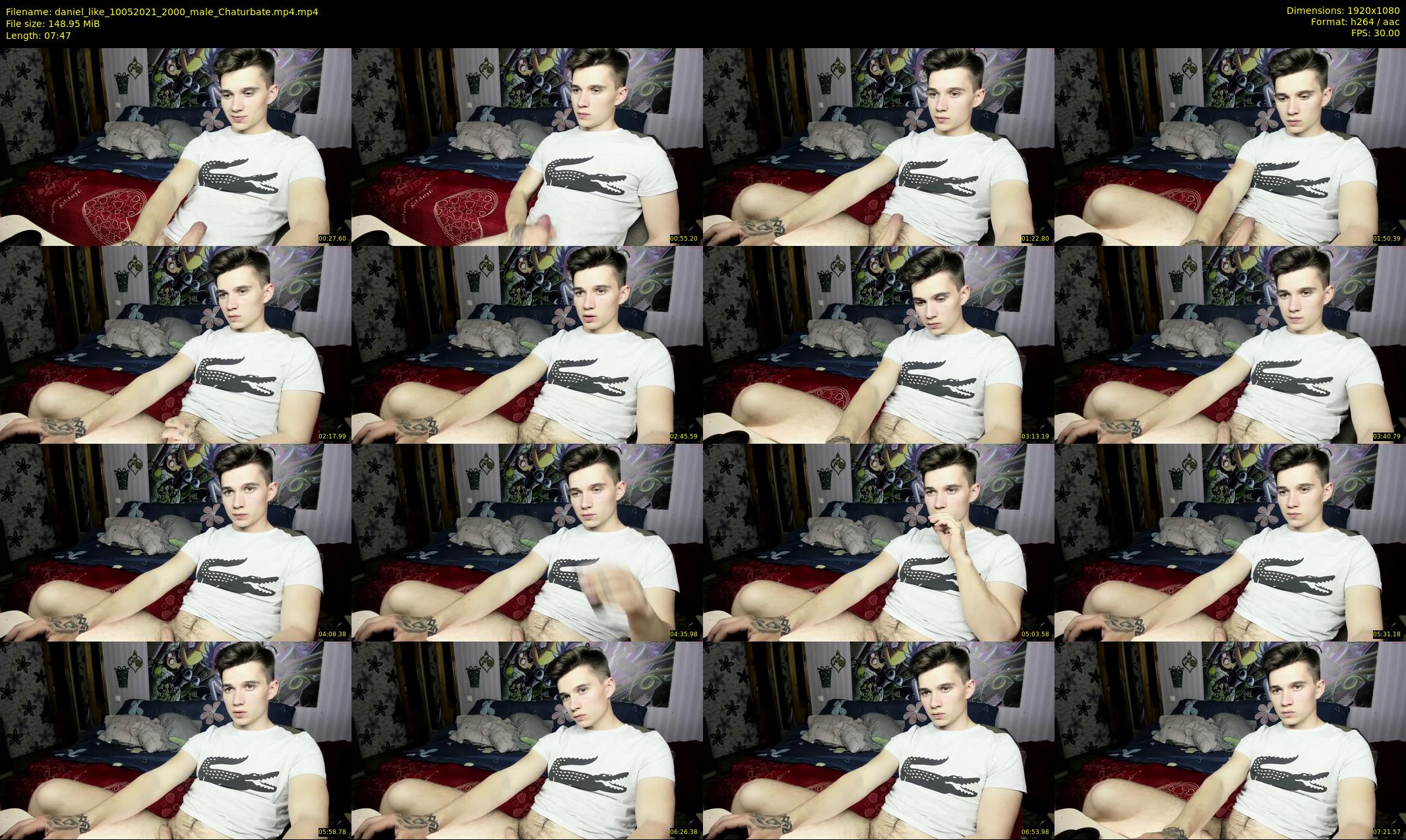 daniel_like — 8 minute Chaturbate male cam show recording, 1080p, May 10, 2021