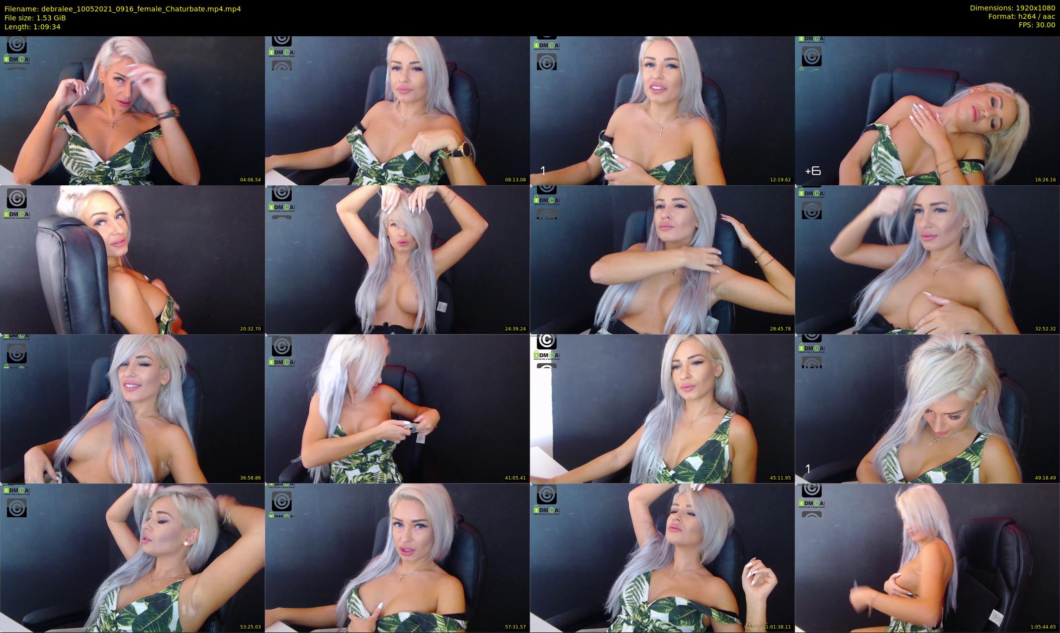debralee — 70 minute Chaturbate female cam show recording, 1080p, May 10, 2021