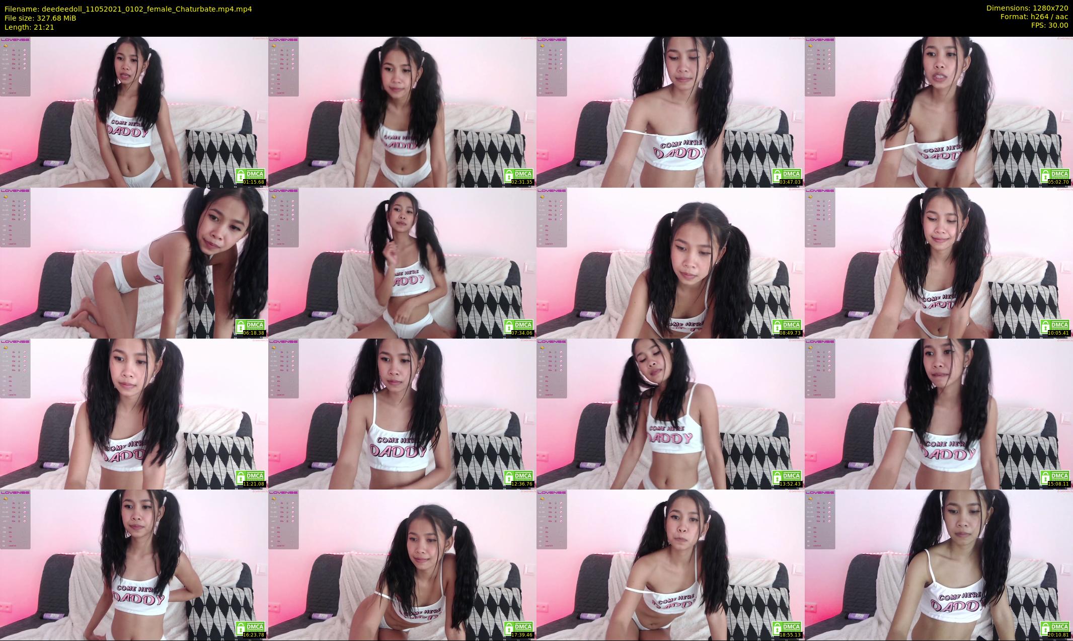 deedeedoll — 22 minute Chaturbate female cam show recording, 720p, May 11, 2021