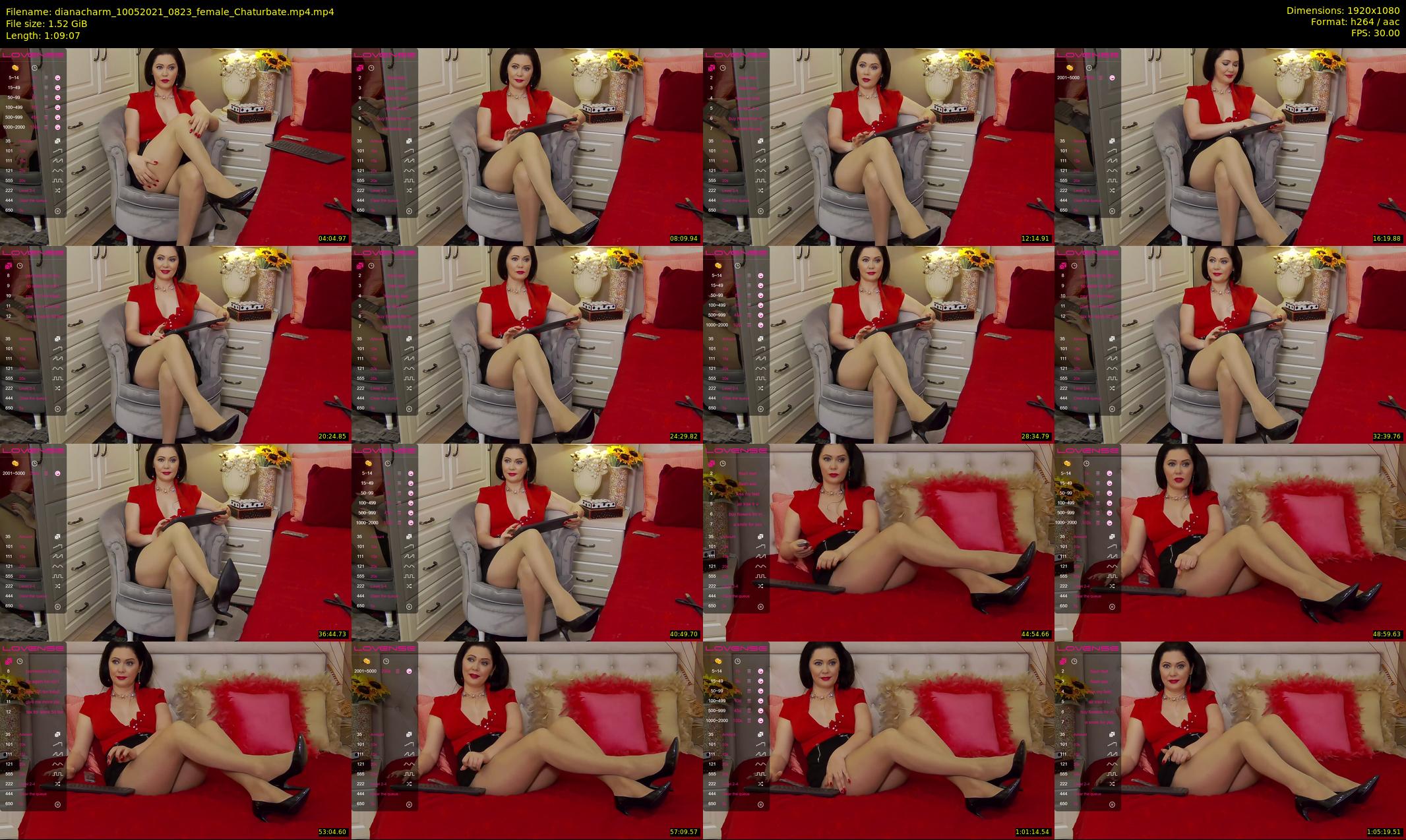 dianacharm — 70 minute Chaturbate female cam show recording, 1080p, May 10, 2021
