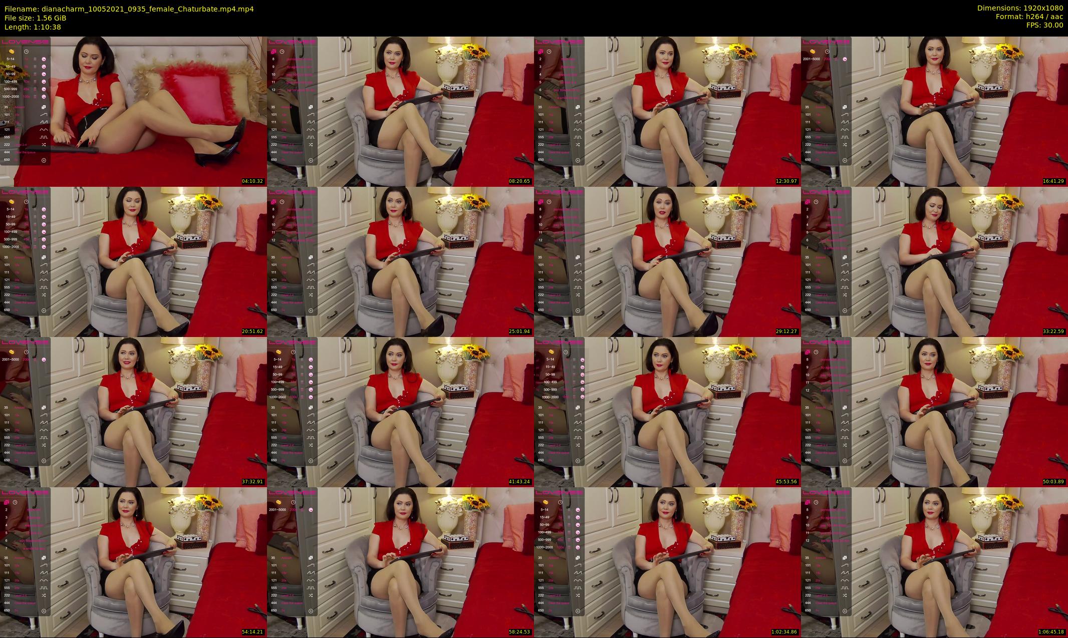dianacharm — 71 minute Chaturbate female cam show recording, 1080p, May 10, 2021
