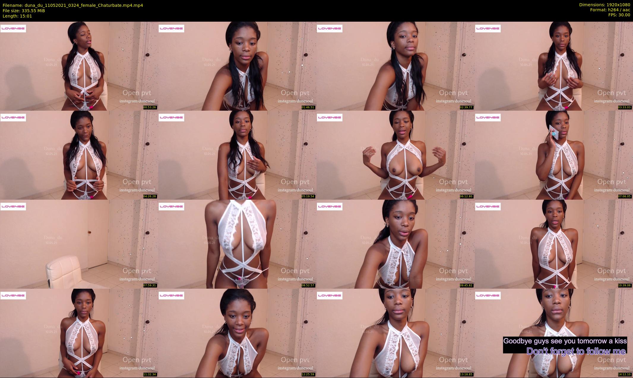 duna_du — 16 minute Chaturbate female cam show recording, 1080p, May 11, 2021