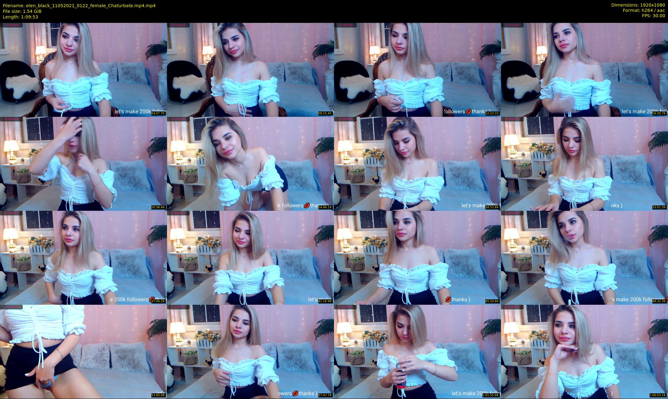 elen_black — 70 minute Chaturbate female cam show recording, 1080p, May 11, 2021