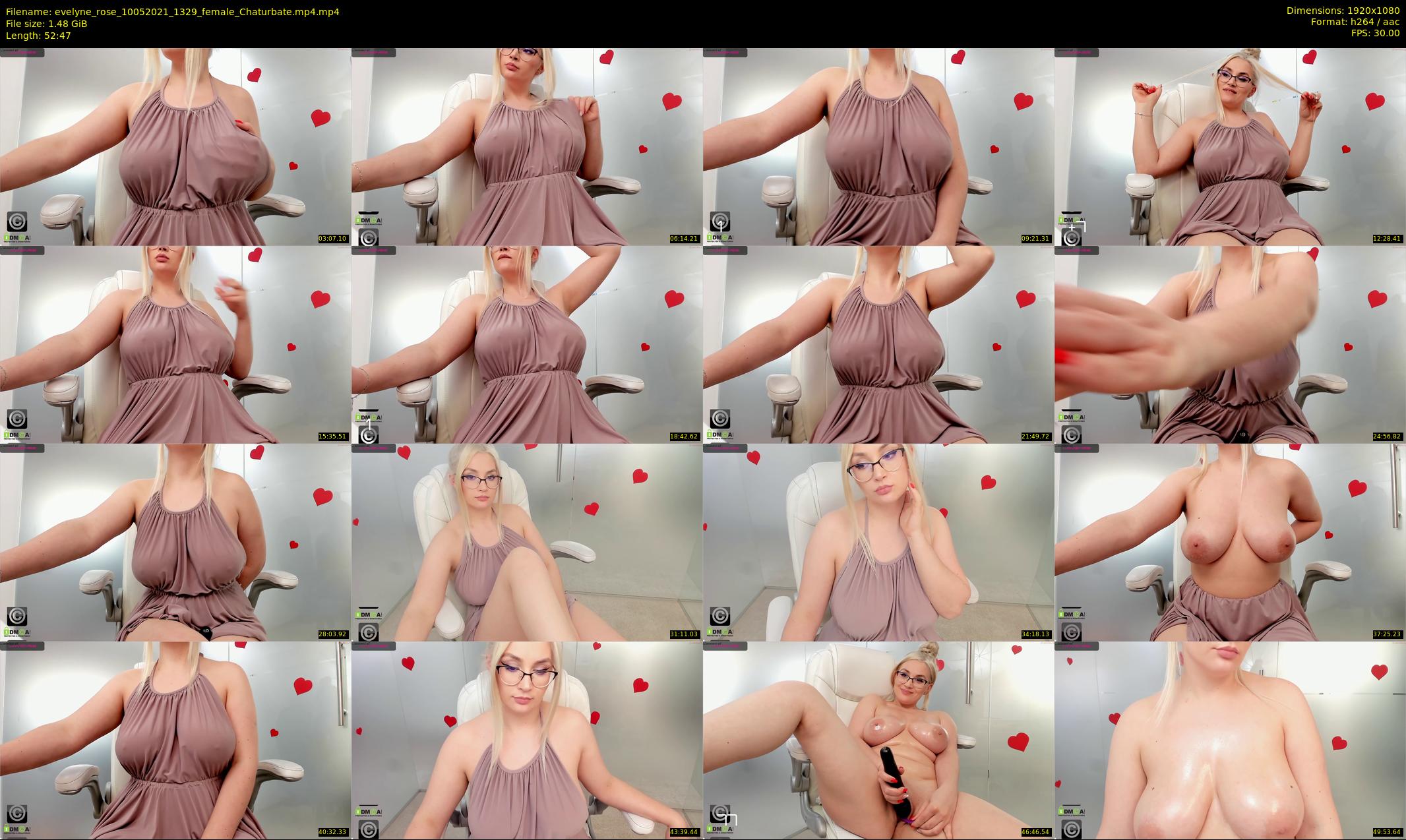 evelyne_rose — 53 minute Chaturbate female cam show recording, 1080p, May 10, 2021
